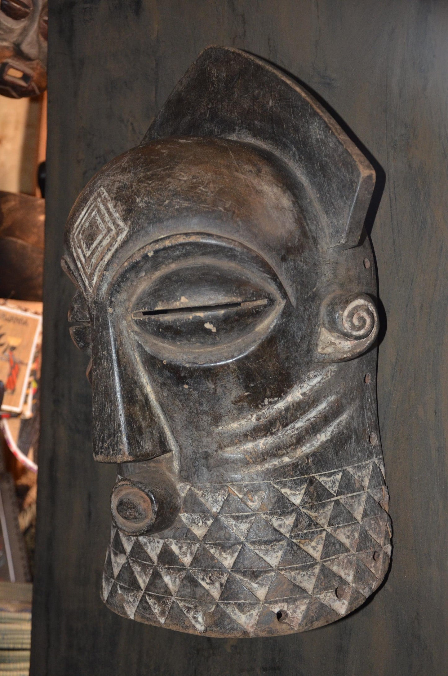 Authentic Luba Songye Mask | Kikashi Female Spirit | Tribal African Art