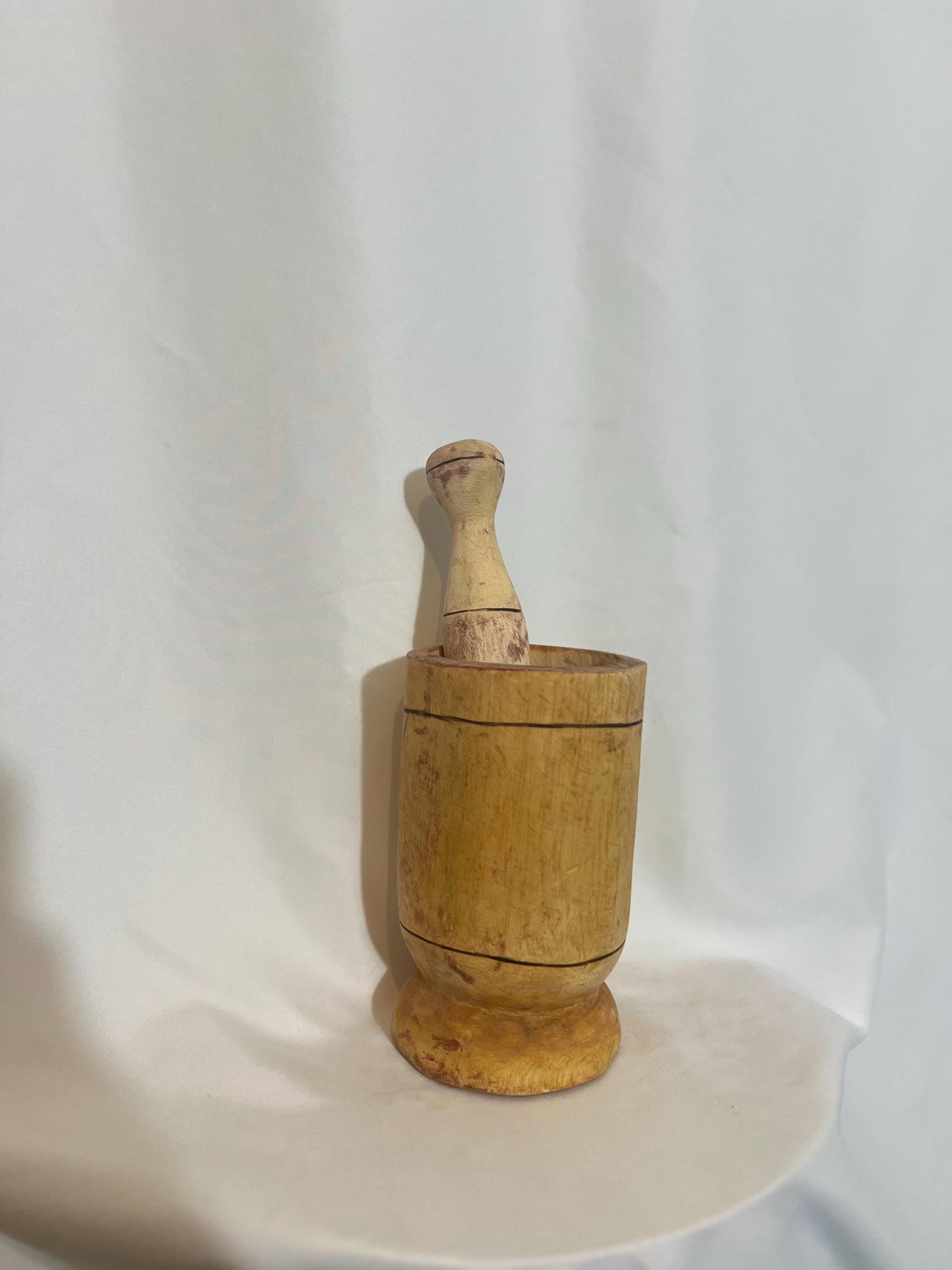 Hand Turned Wooden Mortar and Pestle Set Traditional African Spice Grinder Bowl Rustic Kitchen Decor Housewarming Gift Herb Crusher