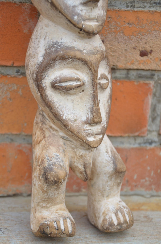 Authentic Lega Janus Figure | Congolese Tribal Art