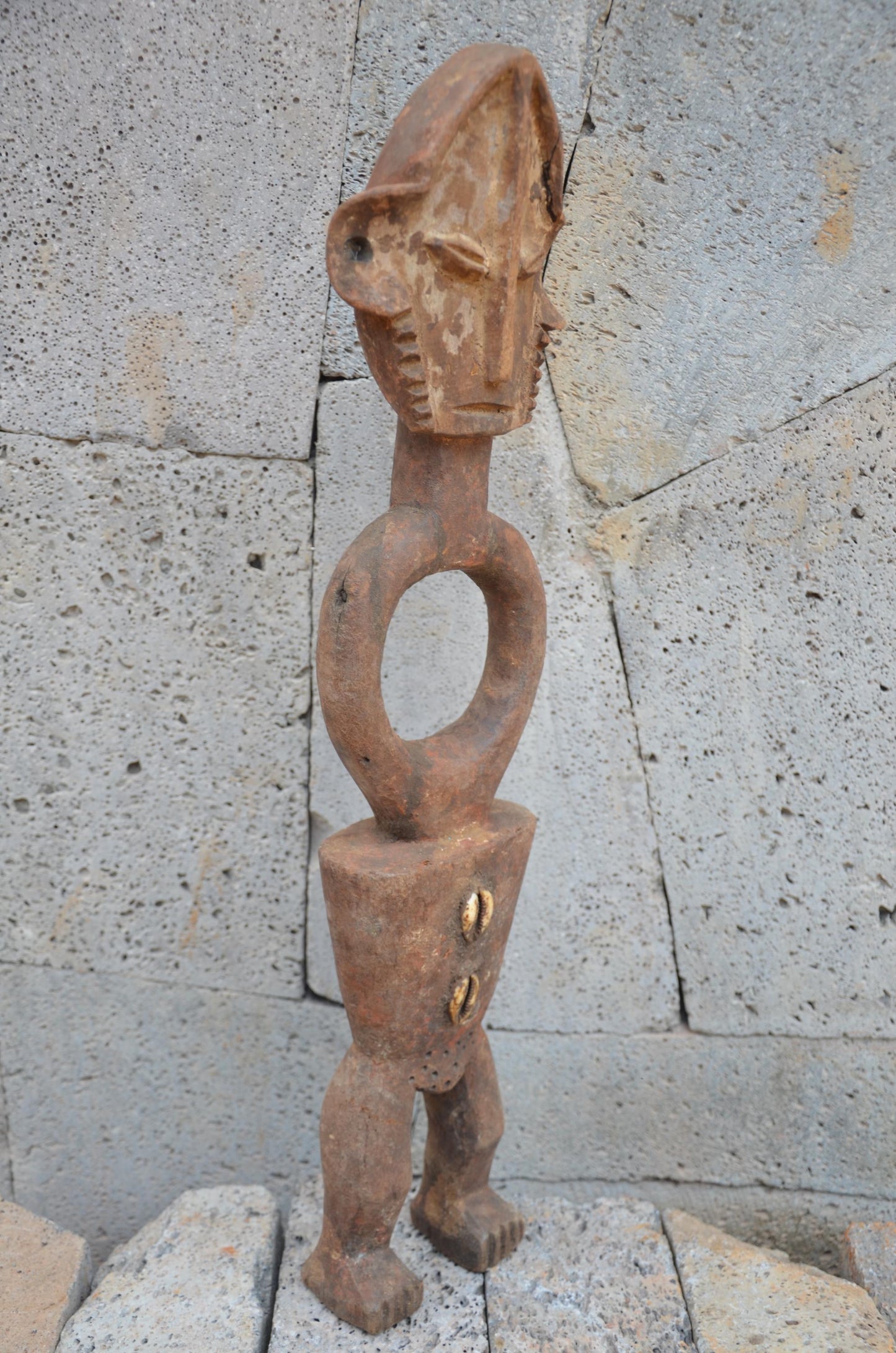 Authentic Mumuye Ancestor Figure | Nigerian Tribal Art | Abstract