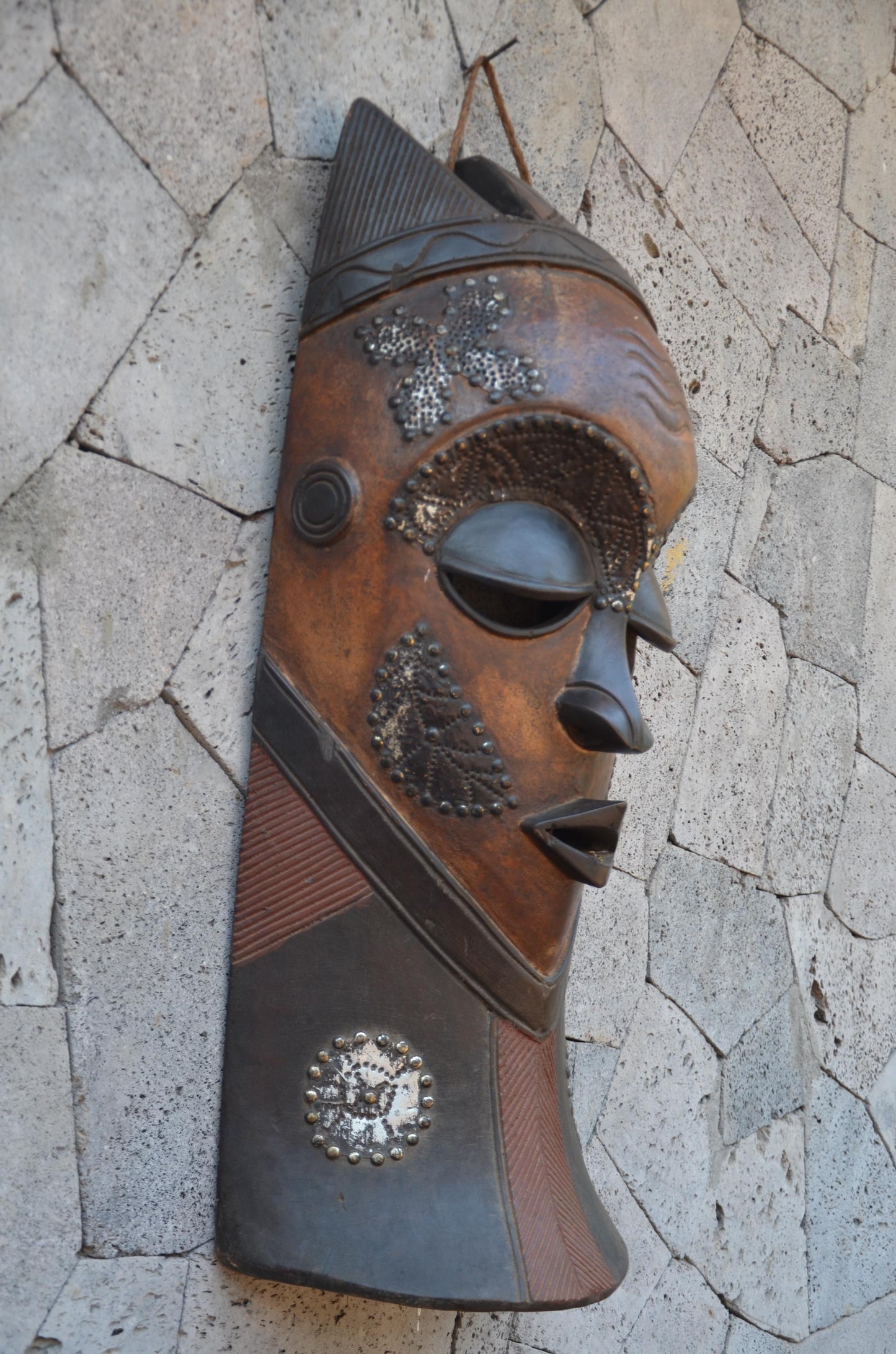 Authentic Pende Mask | Large Congolese Tribal Art | Statement Piece