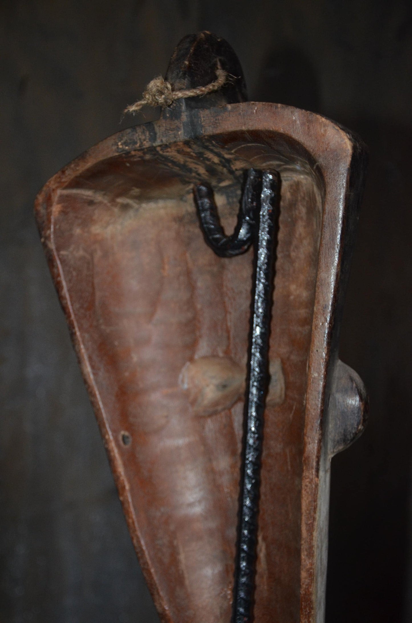 Authentic Fang Ngil Mask | Gabonese Tribal Art | Large Wood Carving