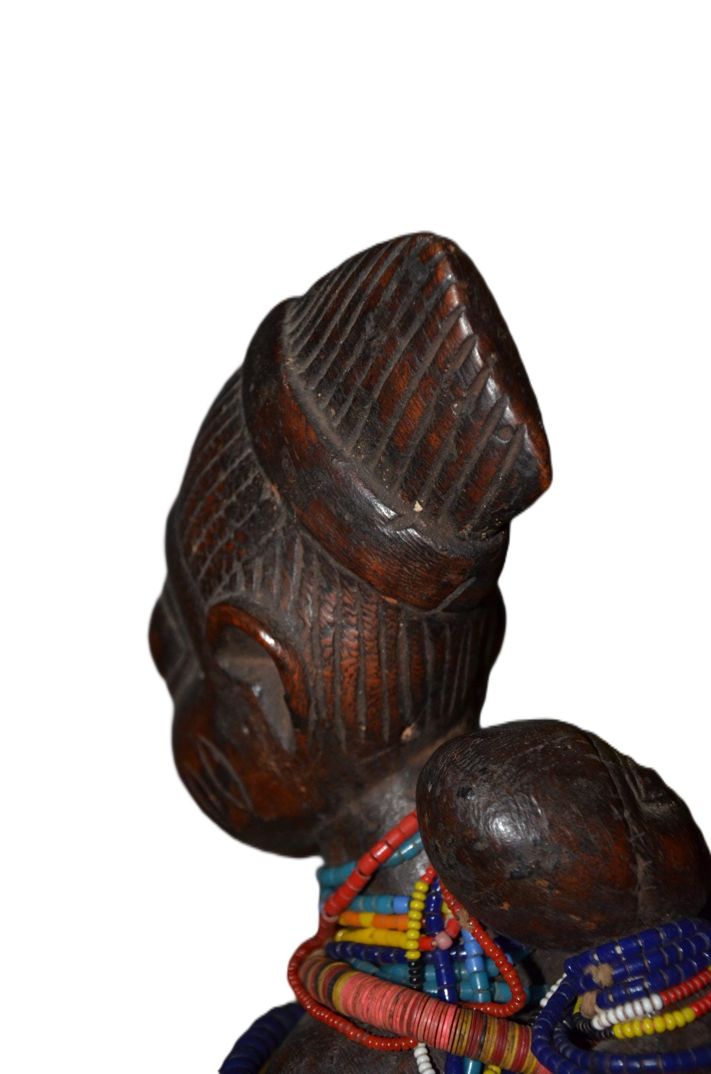 Authentic Mumuye Statue | Nigerian Tribal Figure | Abstract Wood Sculpture