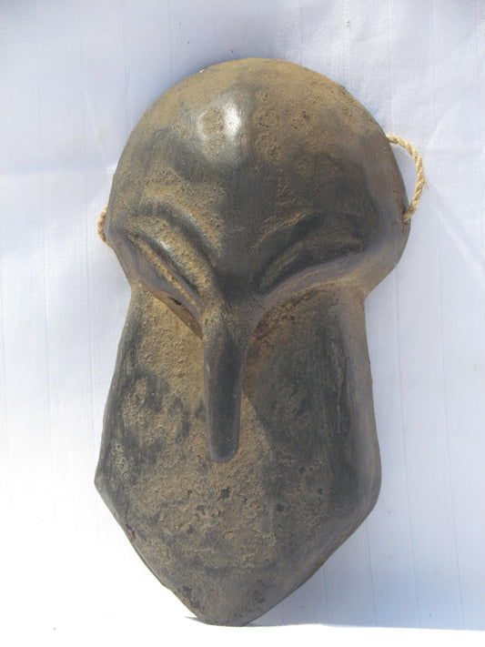Hand carved wall hanging African traditional wooden masks from D.R.C