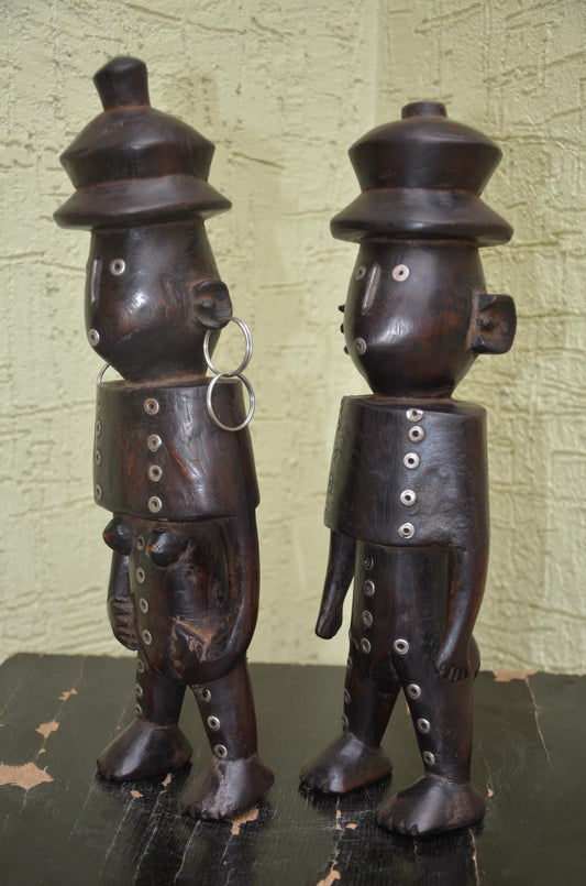 Authentic Nyamwezi/Sukuma Ancestral Couple | Tanzanian Art