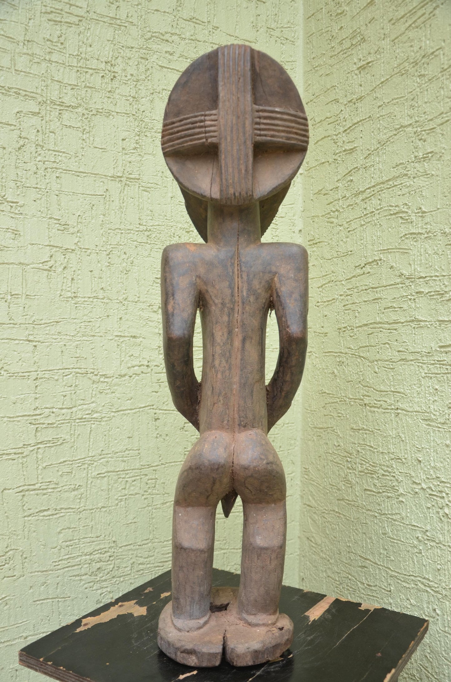 Hemba Singiti Figure â€“ 20" Hand-Carved Wood Congo Ancestor Statue â€“ Art.