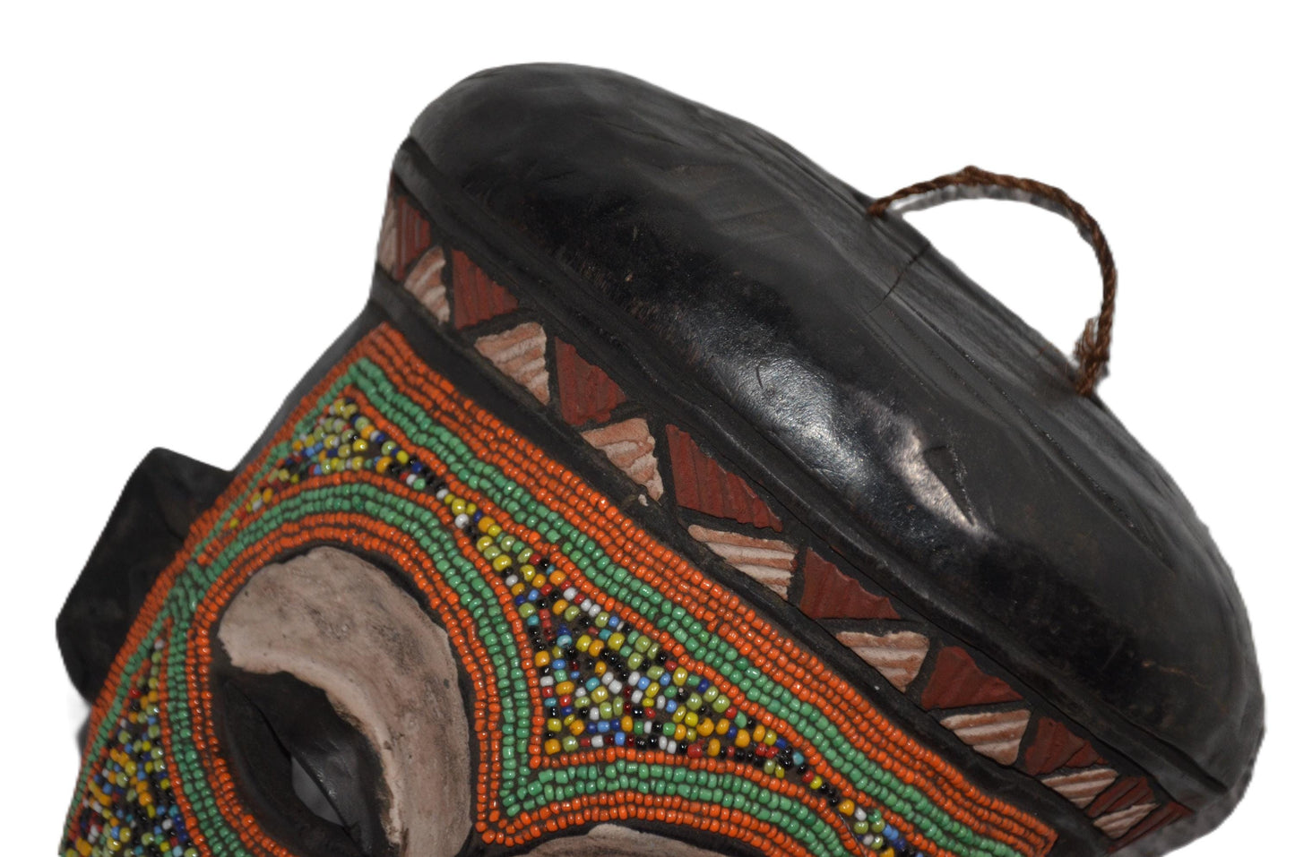 Kumu Queen Beaded Mask – African Tribal Wall Art