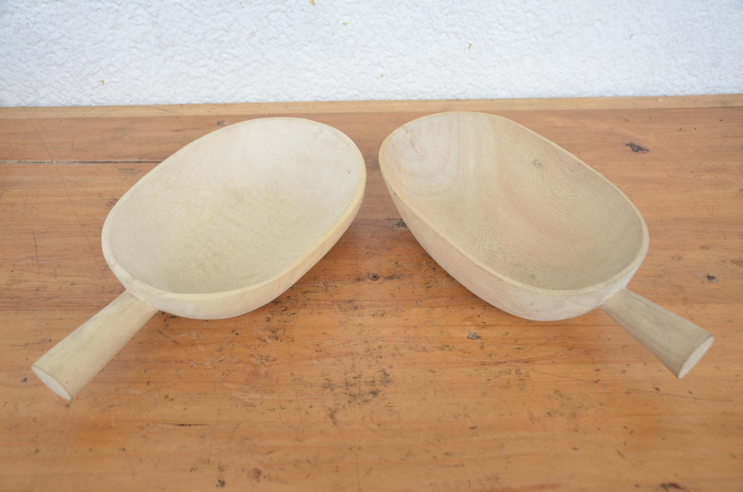 Hand-Carved Wooden Dish and Utensil Set | Artisan African Kitchen Decor