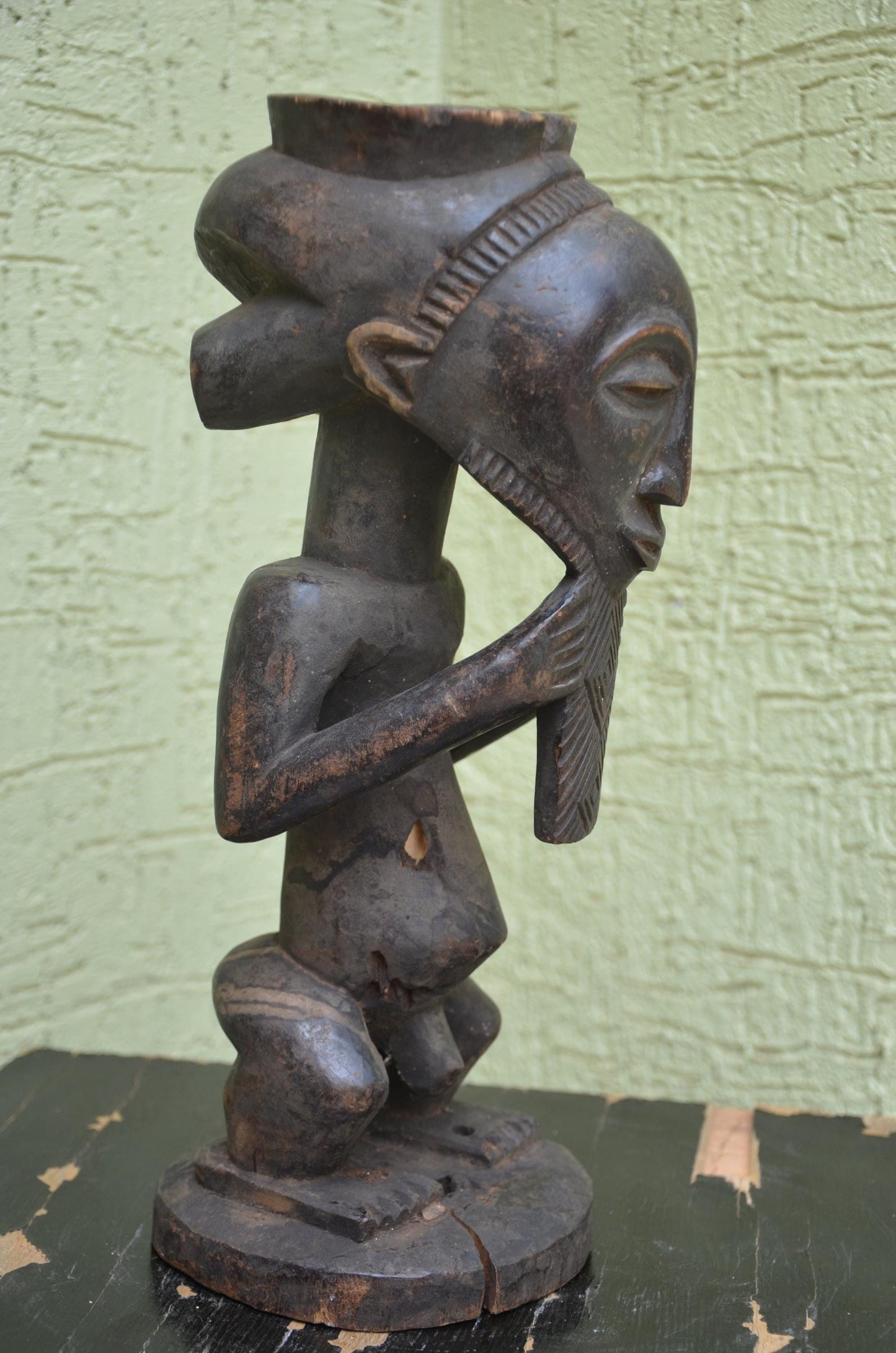 Authentic Kusu/Hemba Male Ancestor Figure | Congolese Art