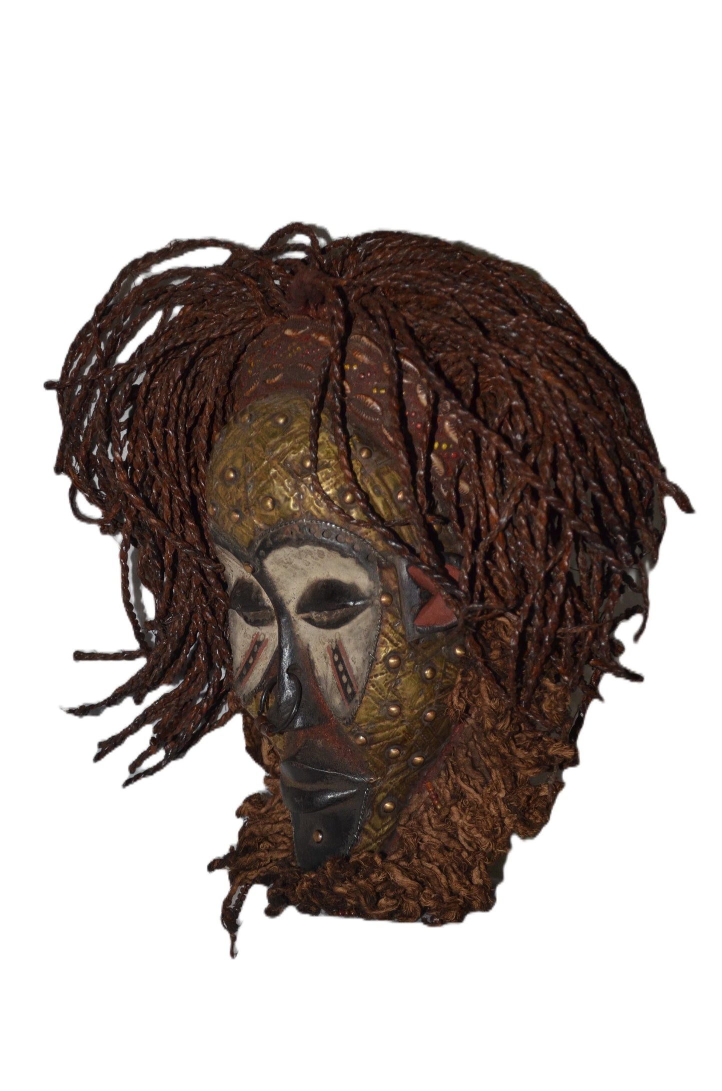 Authentic Chokwe Mask | Congolese Tribal Art | Hand-Carved Wood Sculpture