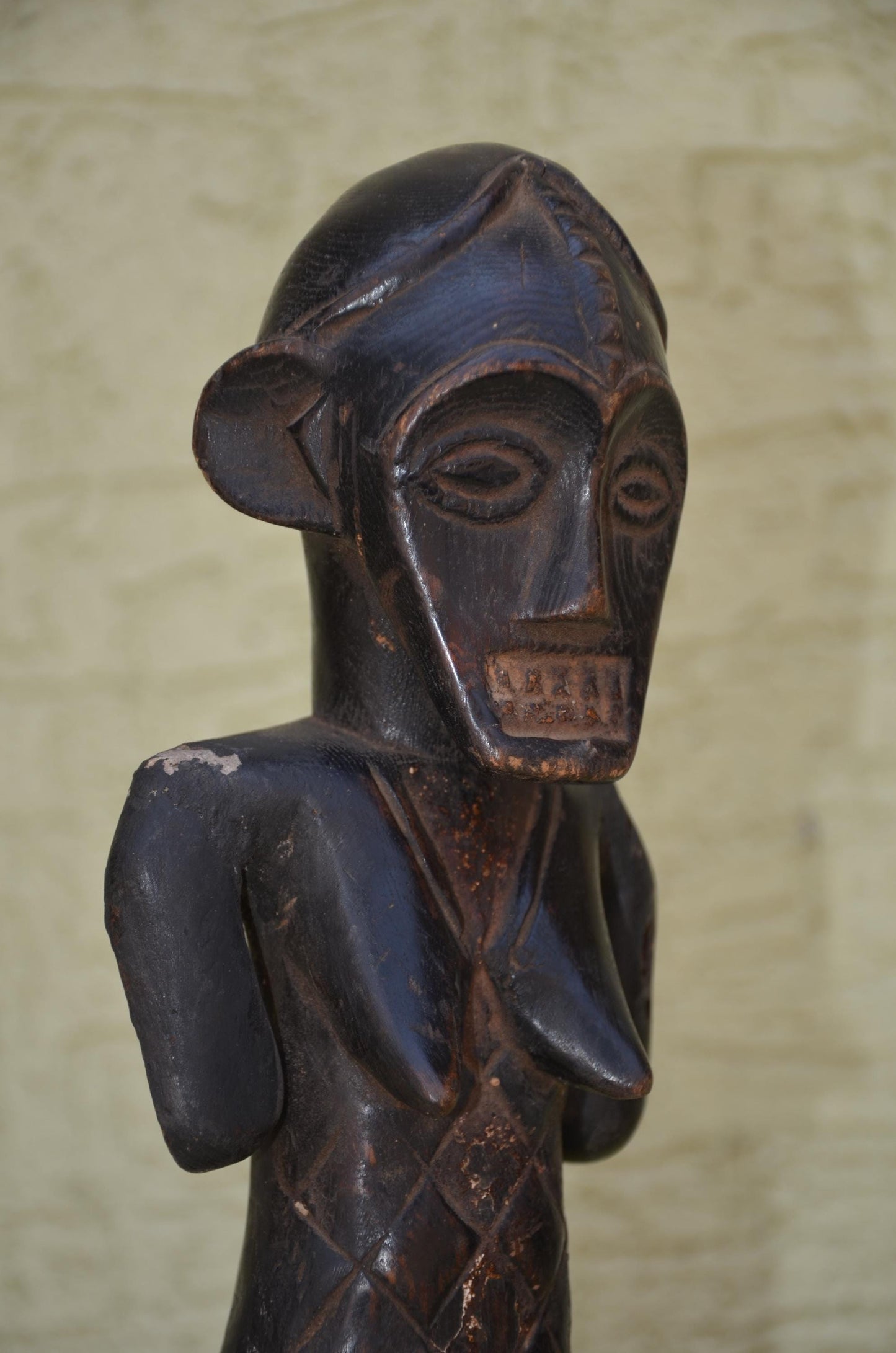 Authentic Songye Standing Female Figure | Congolese Art