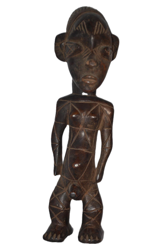 Mangbetu Statue – African Tribal Sculpture, Handmade Ethnic Art, Cultural Decor