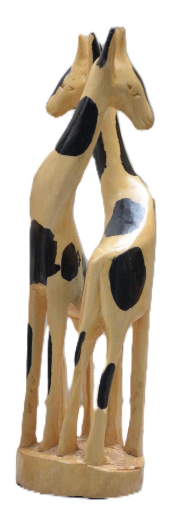 Decorating Giraffes – Hand-Carved Wooden African Sculpture