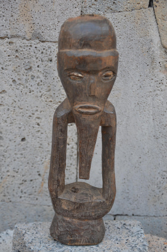 Authentic Kaka Power Figure | Cameroonian Tribal Art | Hand-Carved