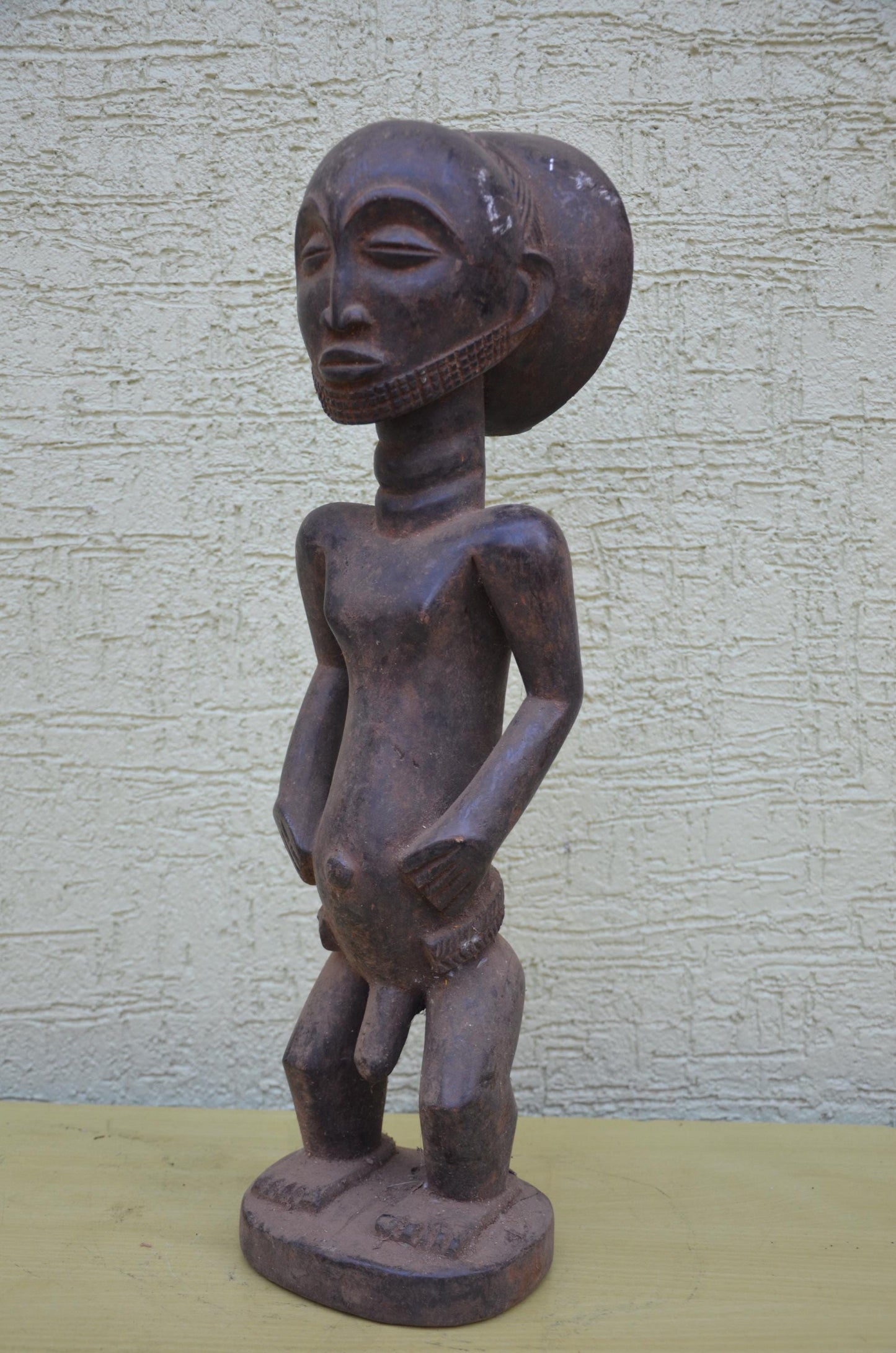 Large Hemba Luba Male Ancestor Statue | DRC Tribal Art