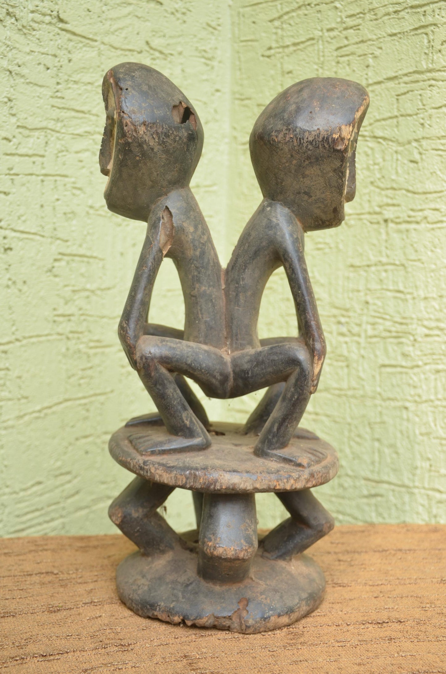 Authentic Lega Janus Figure | Congolese Philosophical Art