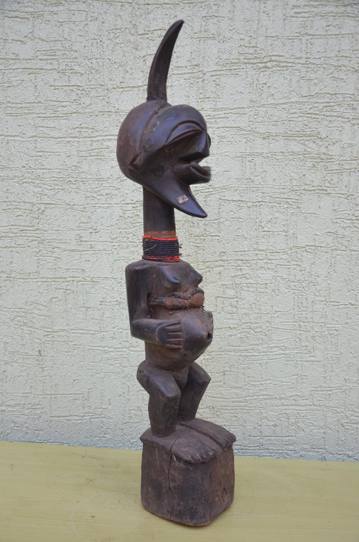 Monumental Songye Nkisi Power Figure | DRC Tribal Art