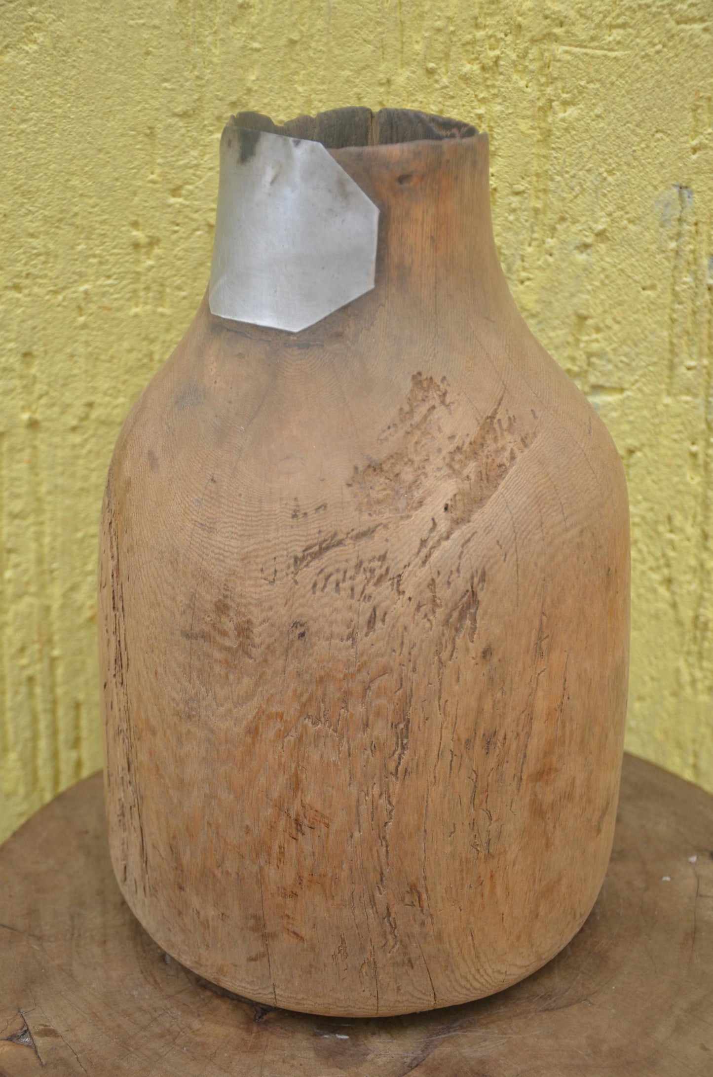 Authentic Rwandan Milk Vessel | Icyansi Traditional Wood Art | African Decor