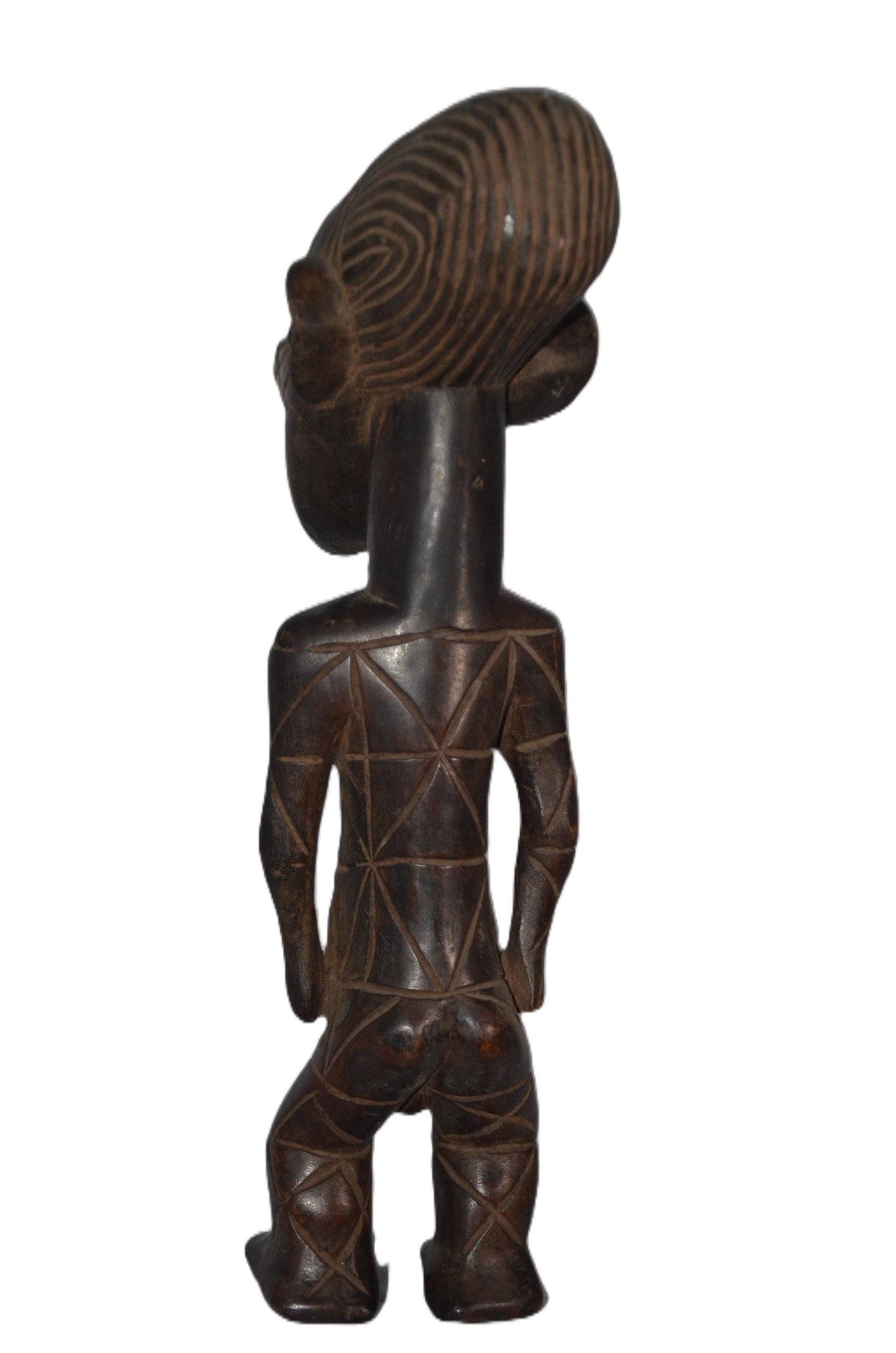 Mangbetu Statue – African Tribal Sculpture, Handmade Ethnic Art, Cultural Decor