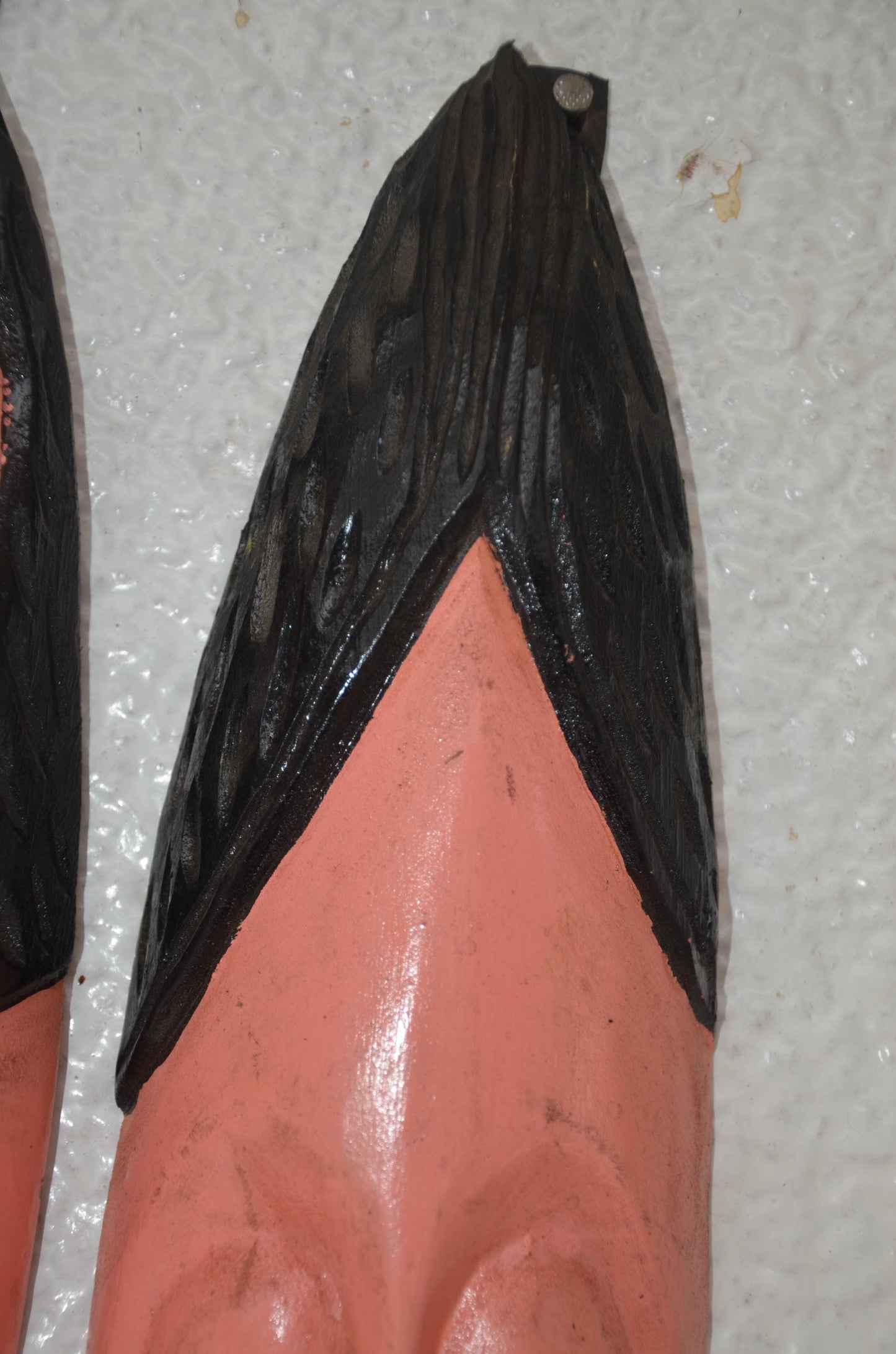 Hand-Carved Nyiginya Kingdom Peach Wooden Facemask Couple | African Tribal Wall Art Decor