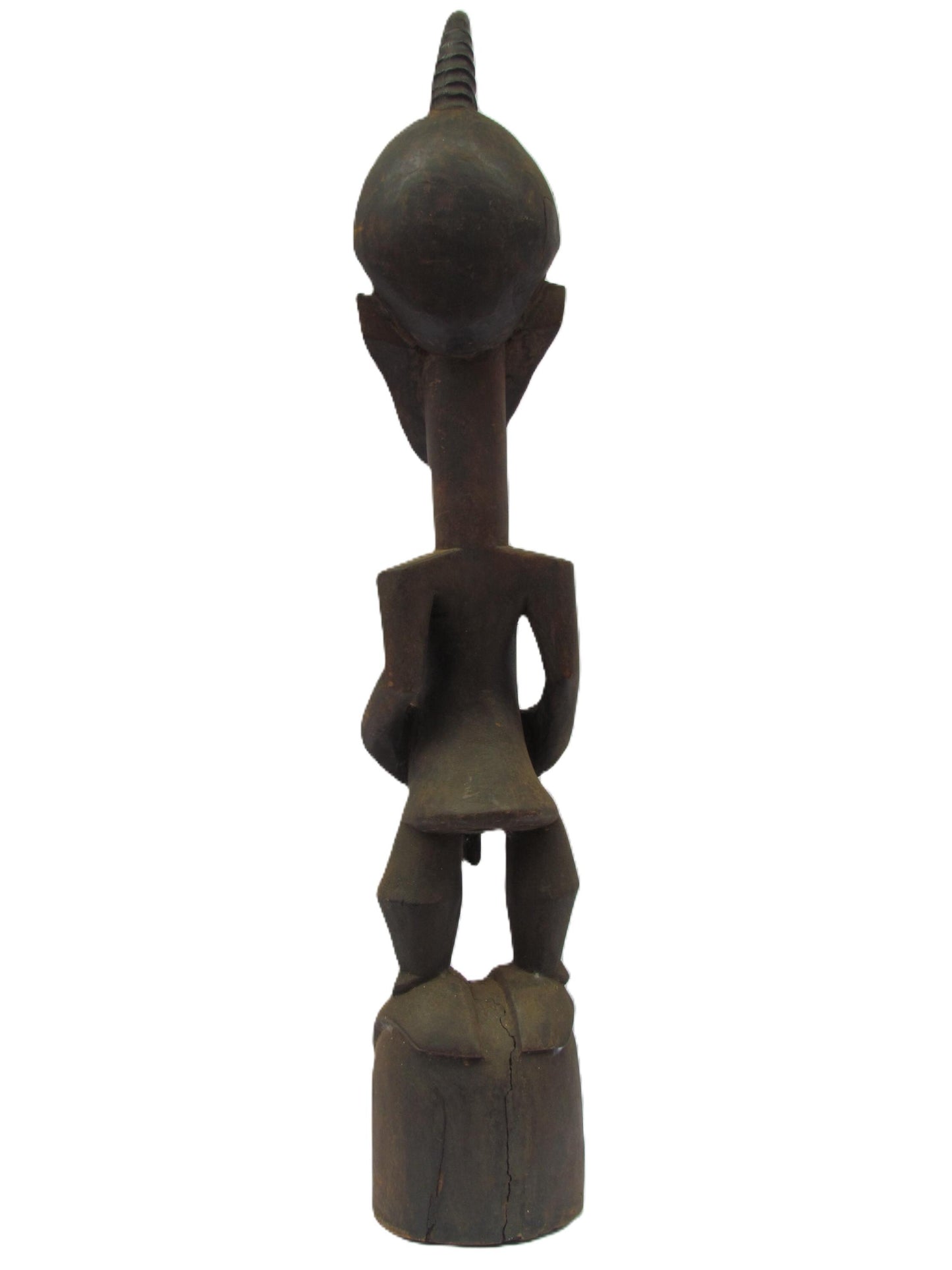 Art africain noir Songye Kifwebe du Congo / Décoration artisanale unique / Objet de collection culturel ethnique