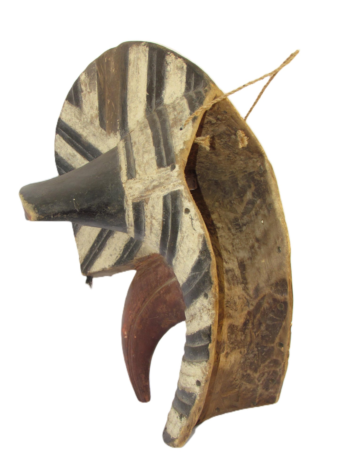 African Songye Carved Wood Mask DRC