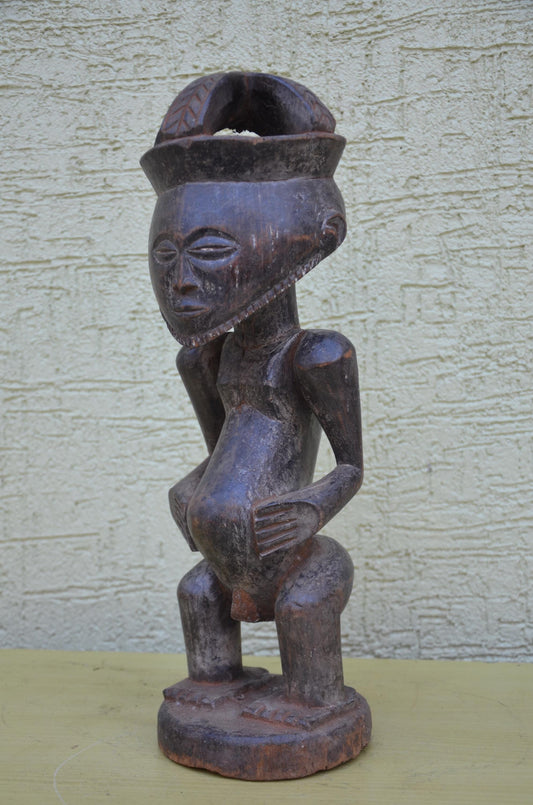 Authentic Hemba Tabwa Ancestor Figure | Congolese Art