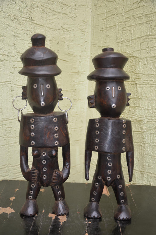 Authentic Nyamwezi/Sukuma Ancestral Couple | Tanzanian Art
