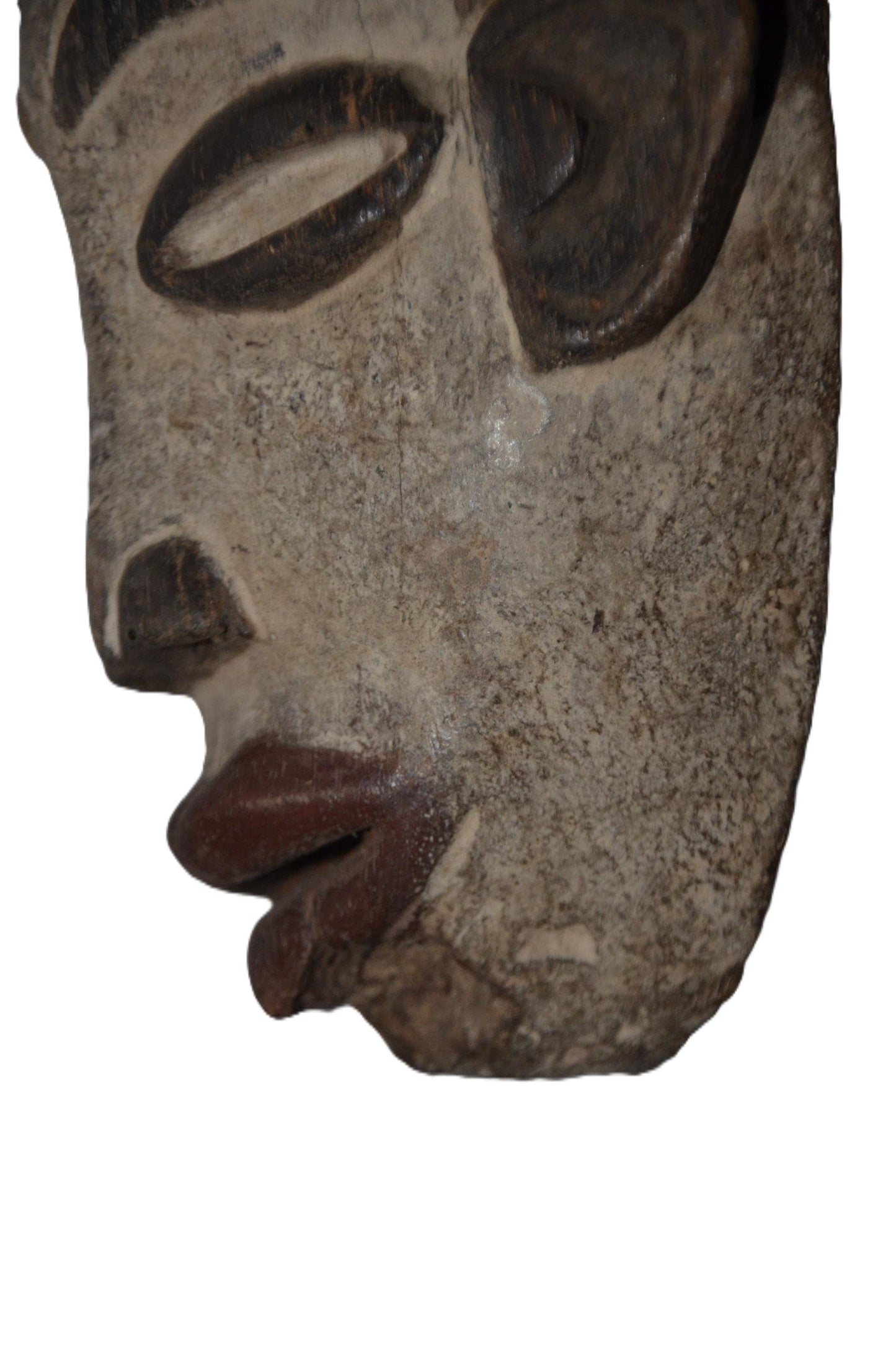 Authentic Bapunu Mask | Punu Tribal Art | Congolese Wood Wall Sculpture
