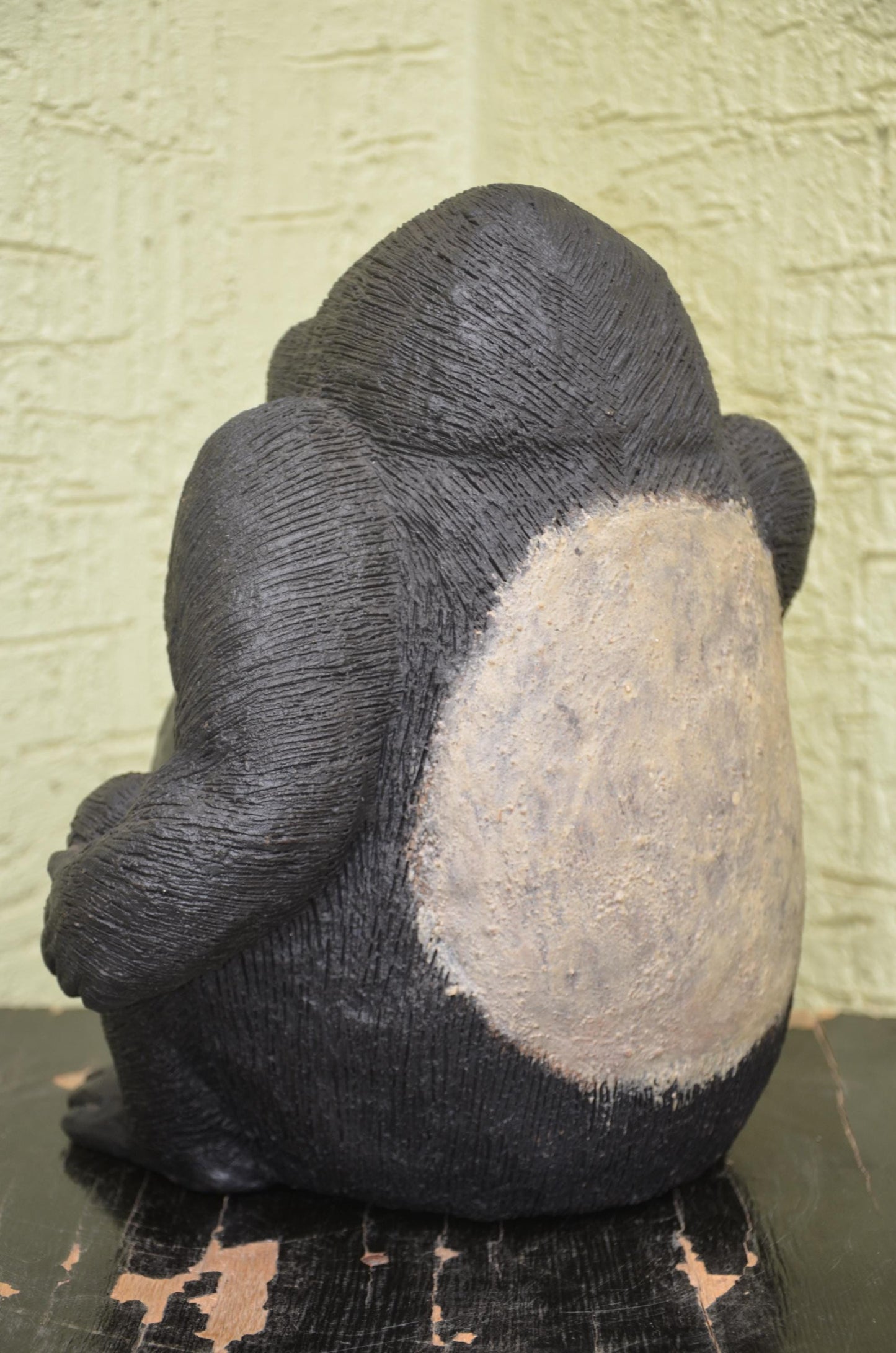 Handcrafted Clay Sculpture | Seated Gorilla