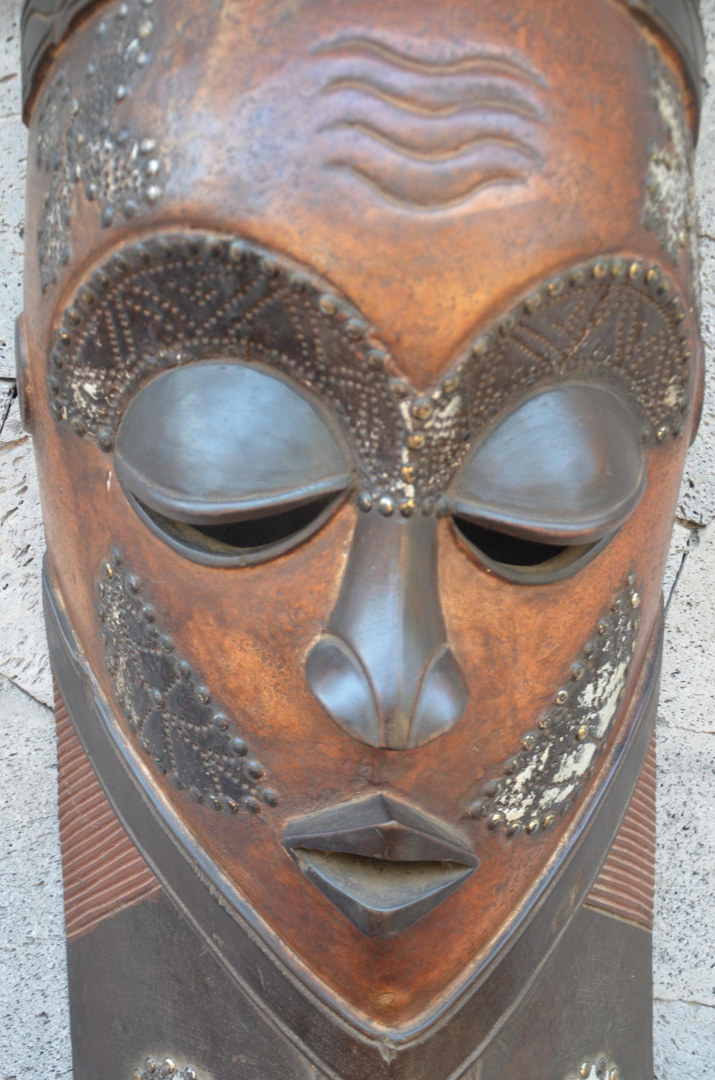 Authentic Pende Mask | Large Congolese Tribal Art | Statement Piece