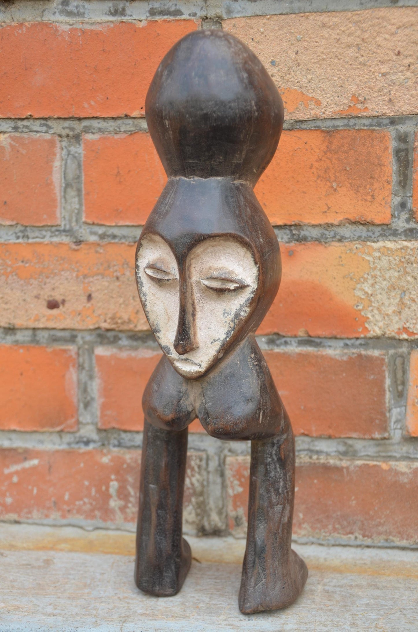 Authentic Lega Multi-Headed Figure | Rare Congolese Art