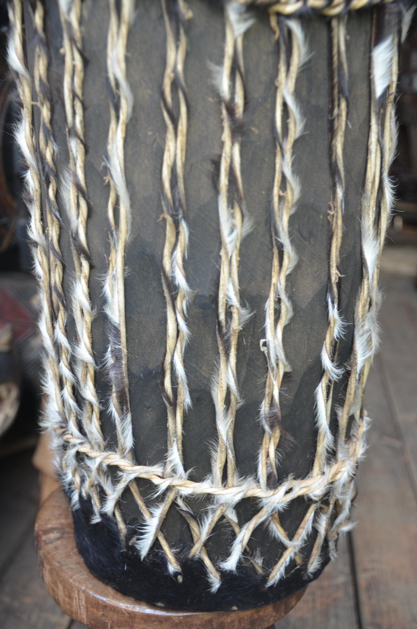 Traditional Rwandan Drum | Hand-Carved Percussion | Authentic African Art