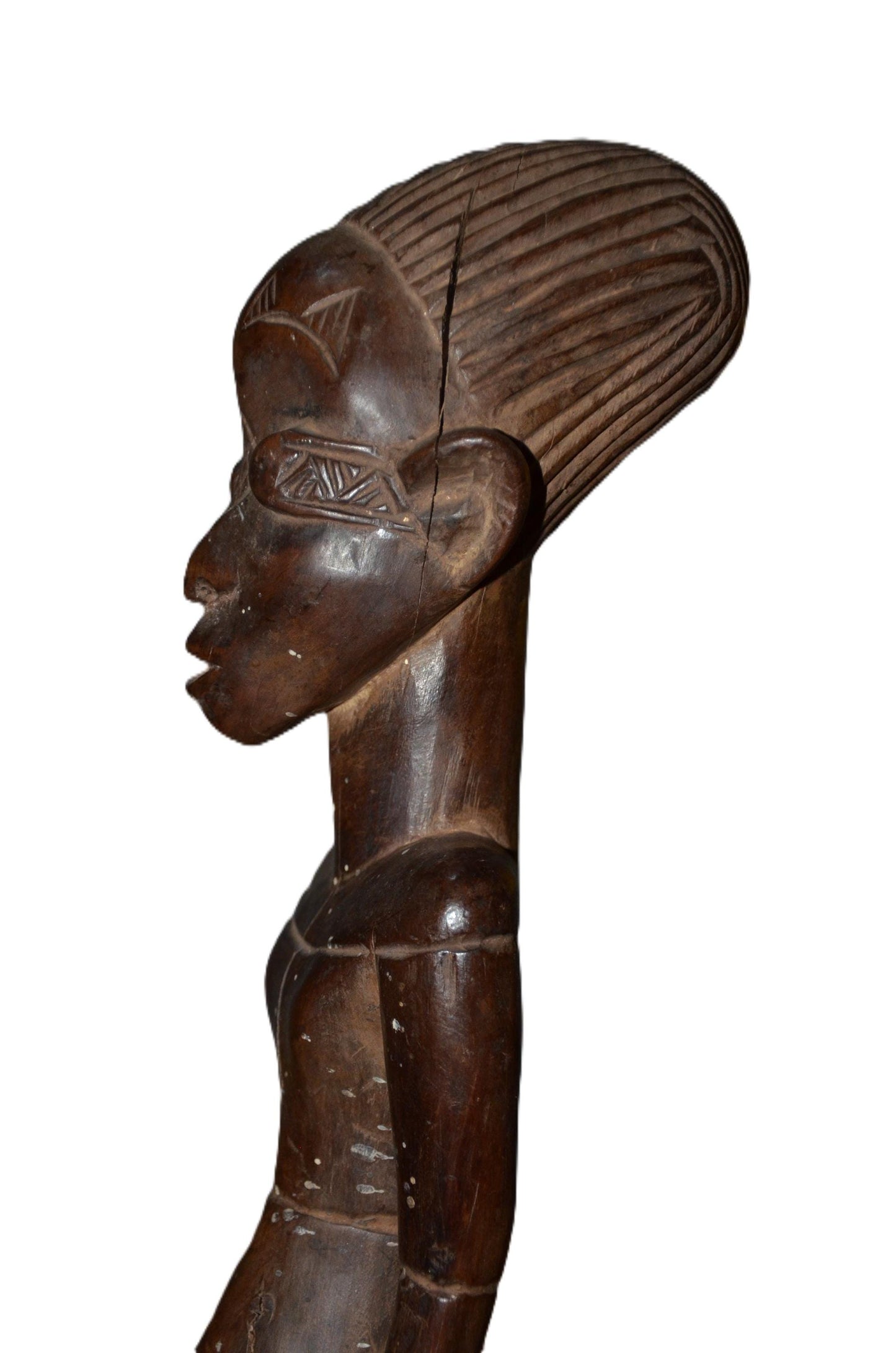Authentic Ngweto Statue | Congolese Tribal Art | Hand-Carved Wood Sculpture