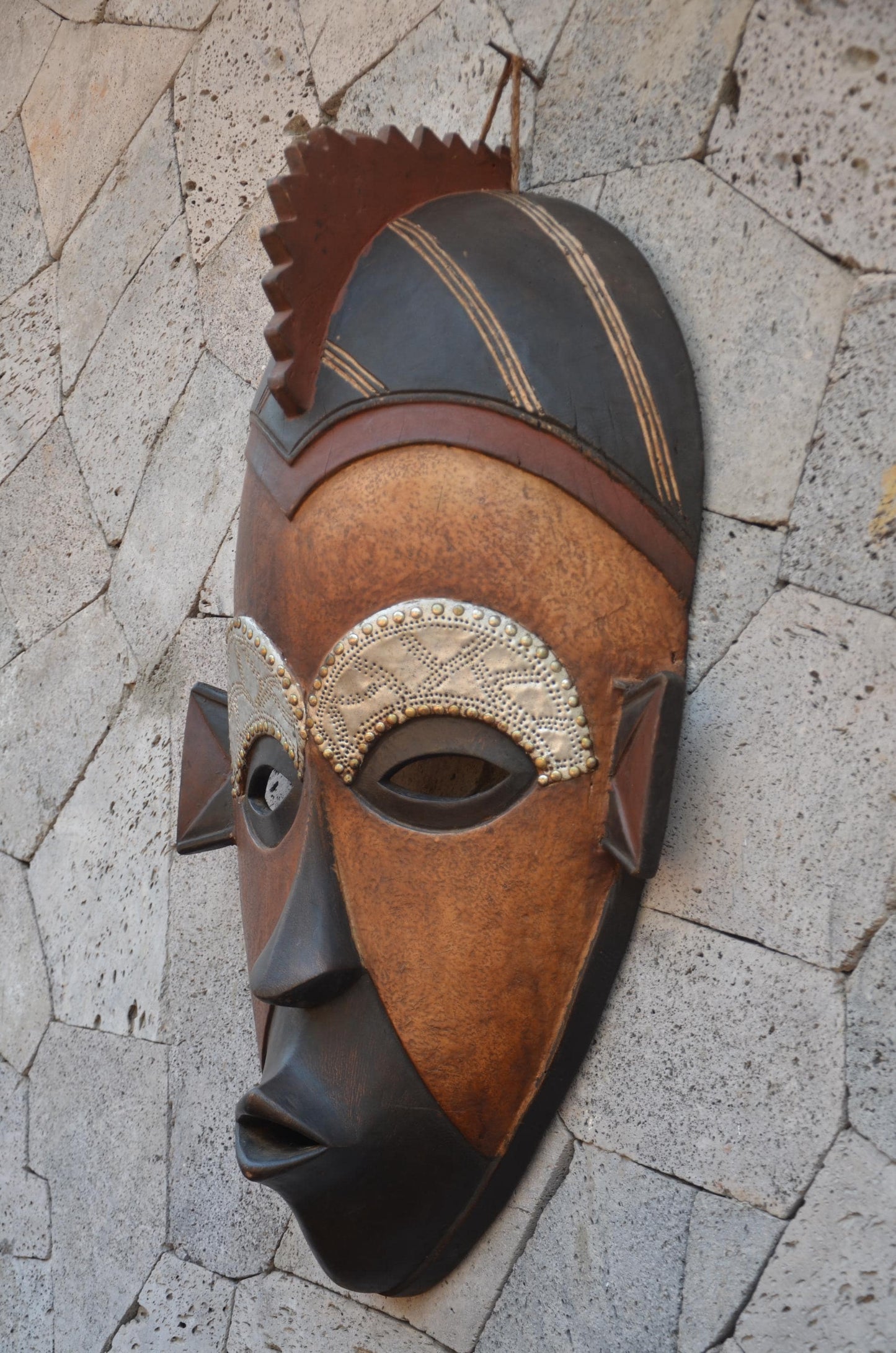 Authentic Yaure Mask | Ivory Coast Tribal Art | Statement Piece