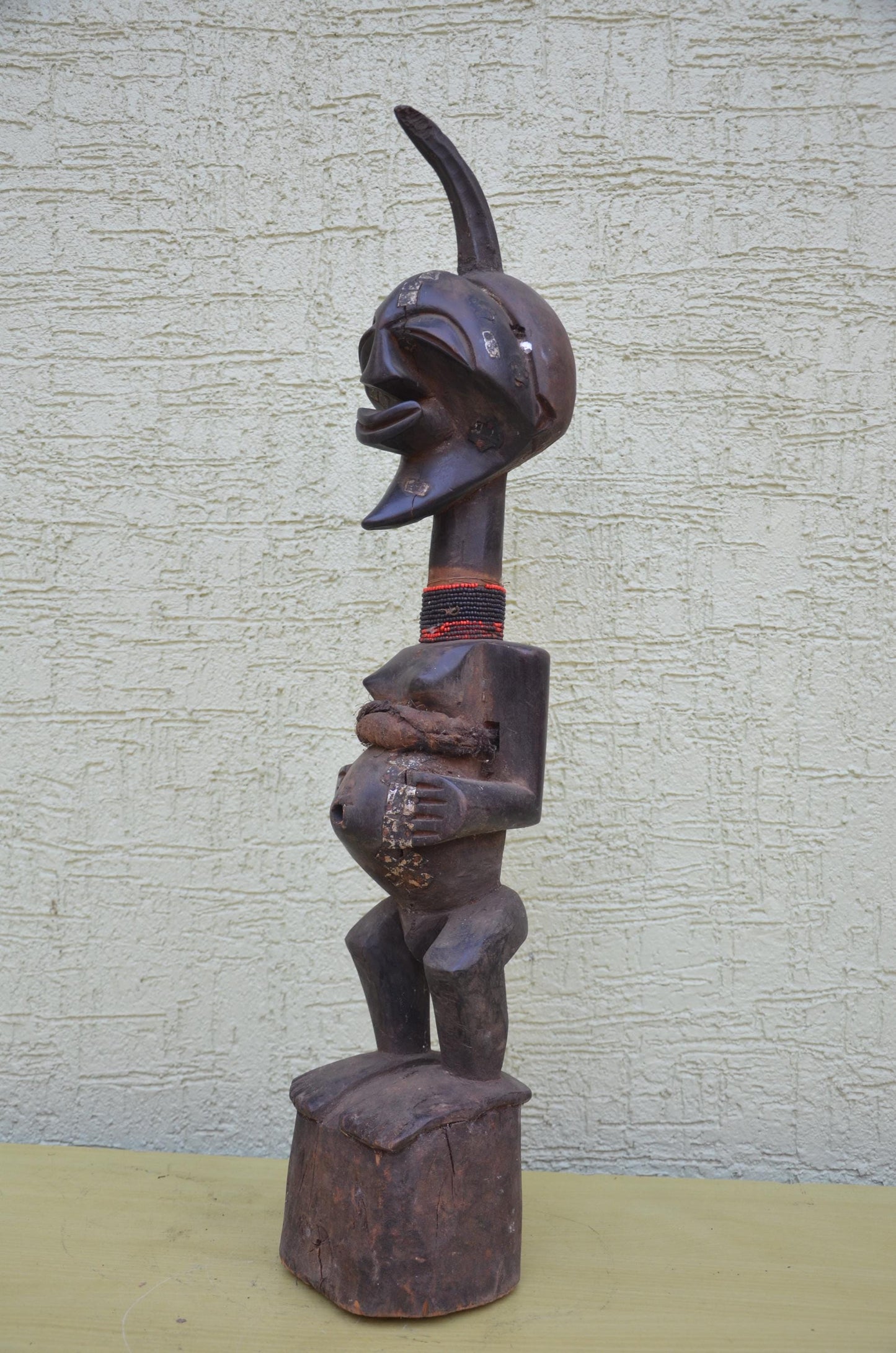 Monumental Songye Nkisi Power Figure | DRC Tribal Art