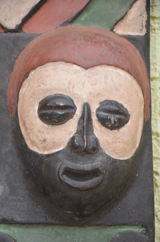 Contemporary Amasunzu Multi-Mask Wall Plaque