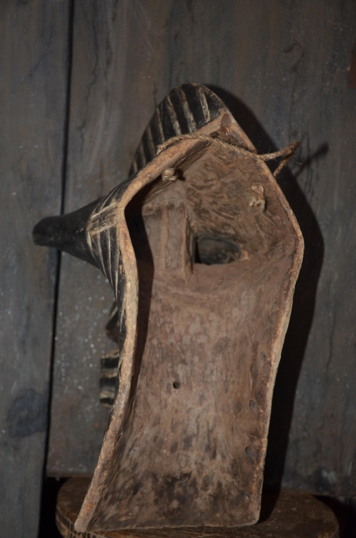 Authentic Male Songye Kifwebe Mask | Congolese Tribal Wall Art