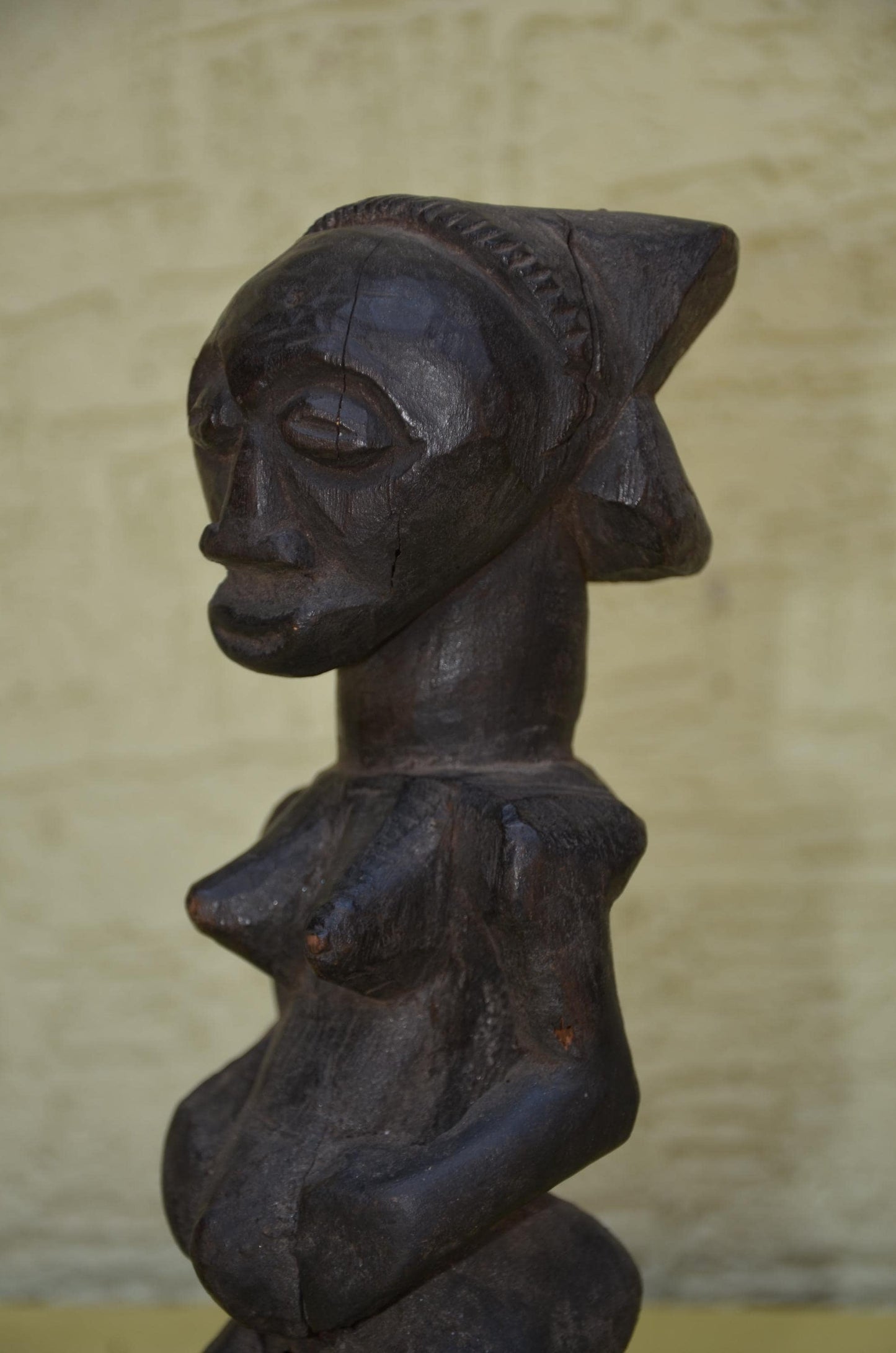 Authentic Luba Hemba Female Figure | Congolese Tribal Art