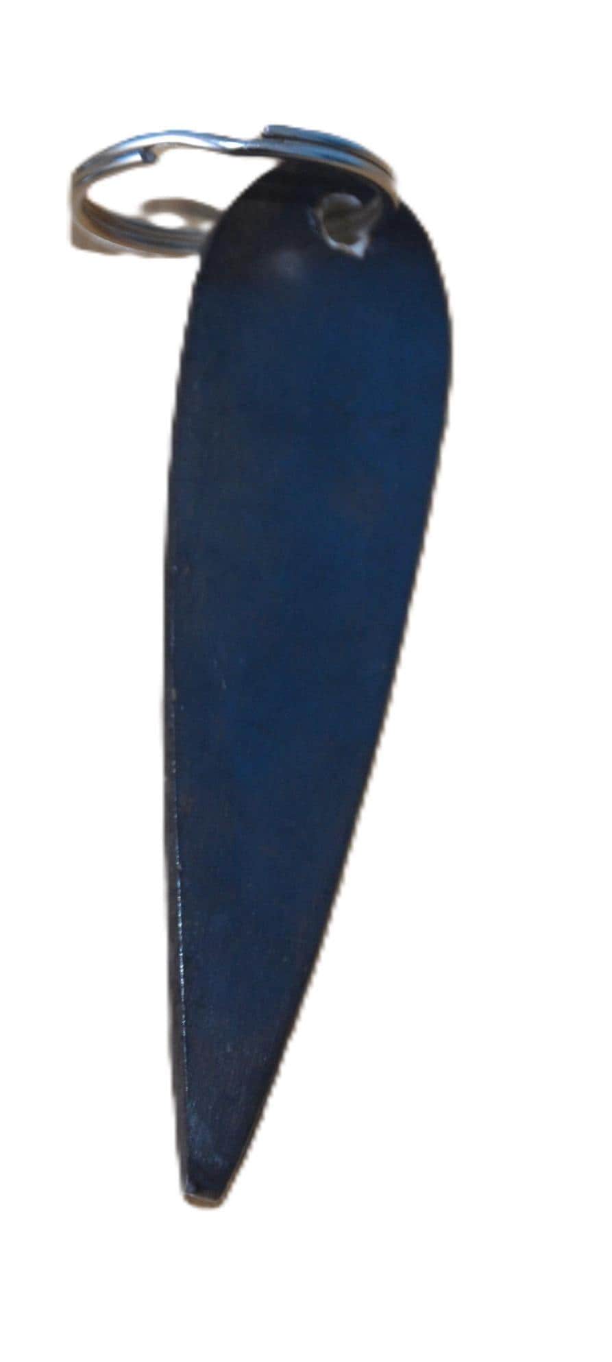 Black and White Ivory Style Keyholder, Handmade African Batik Bone Keyring