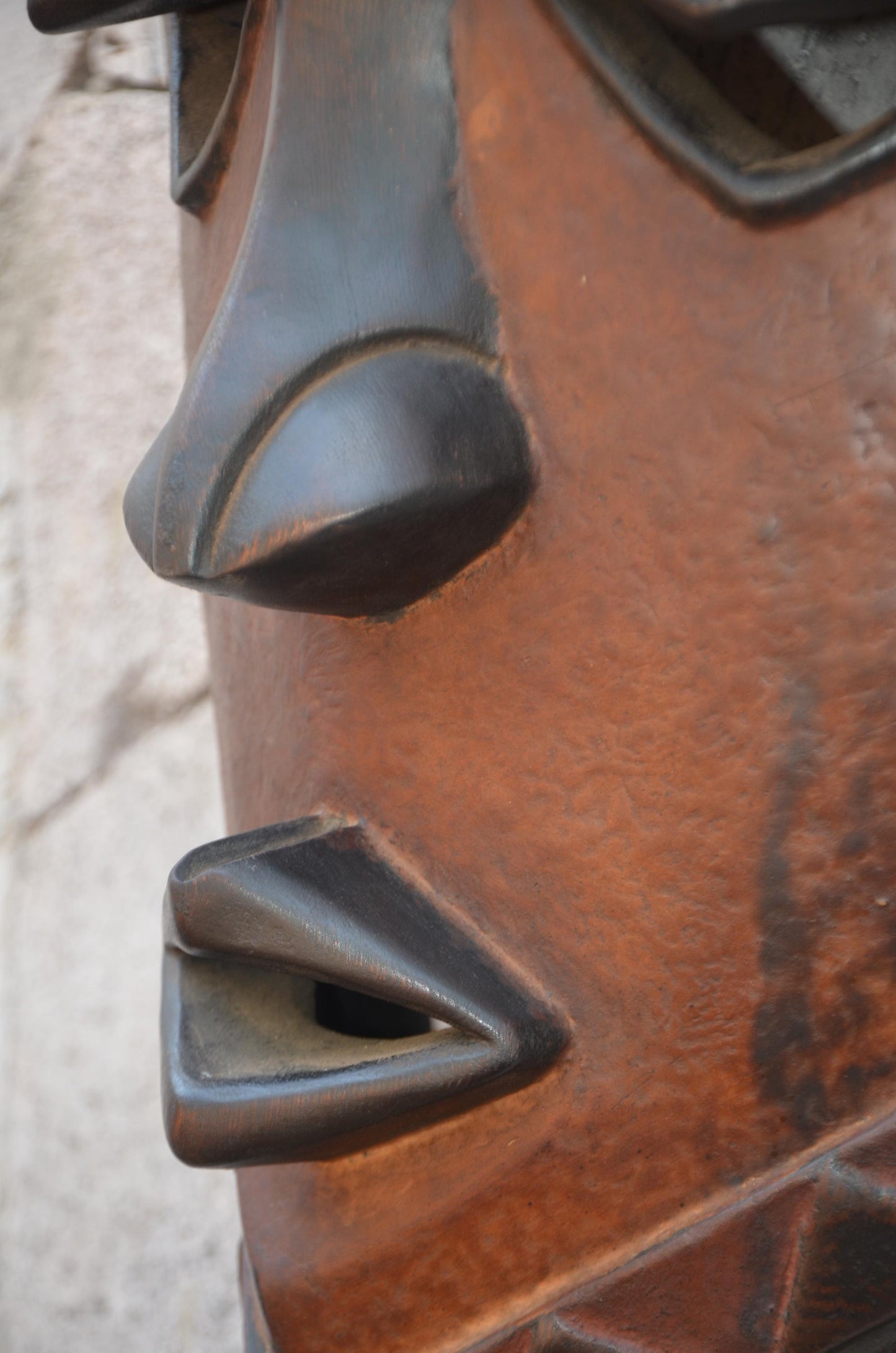 Authentic Chokwe Mask | Large Congolese Tribal Art | Statement Piece