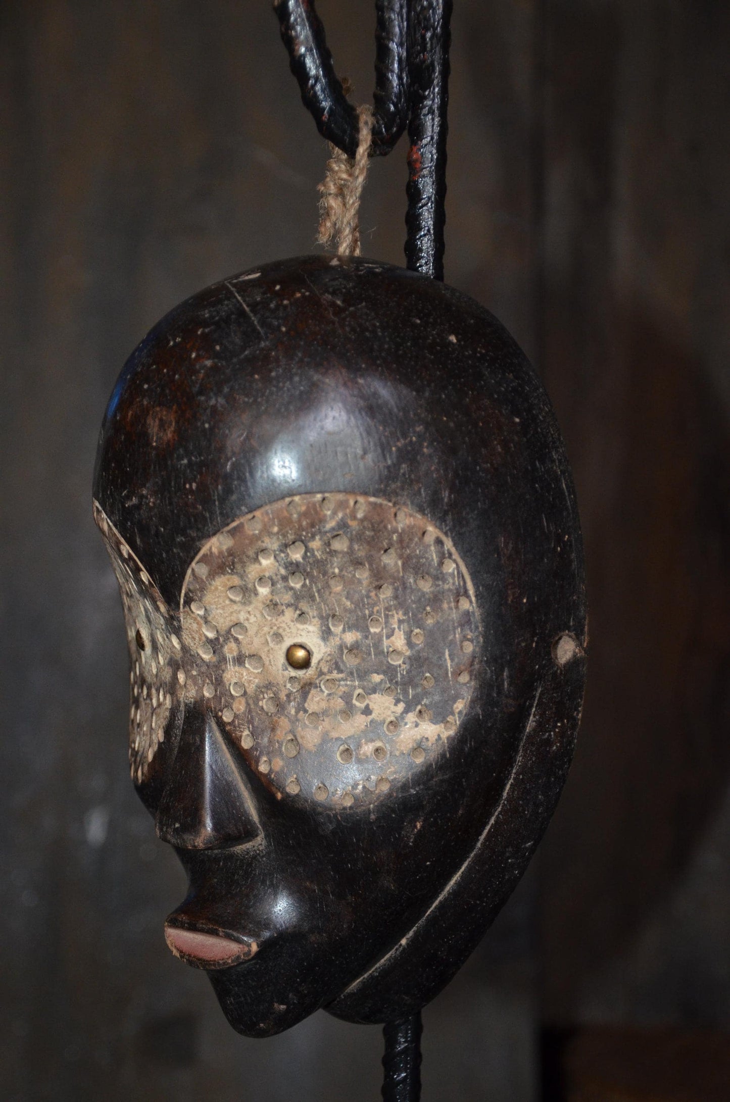 Authentic Lega Mask | Idumu Ancestral Art | Congo Tribal Woodcarving