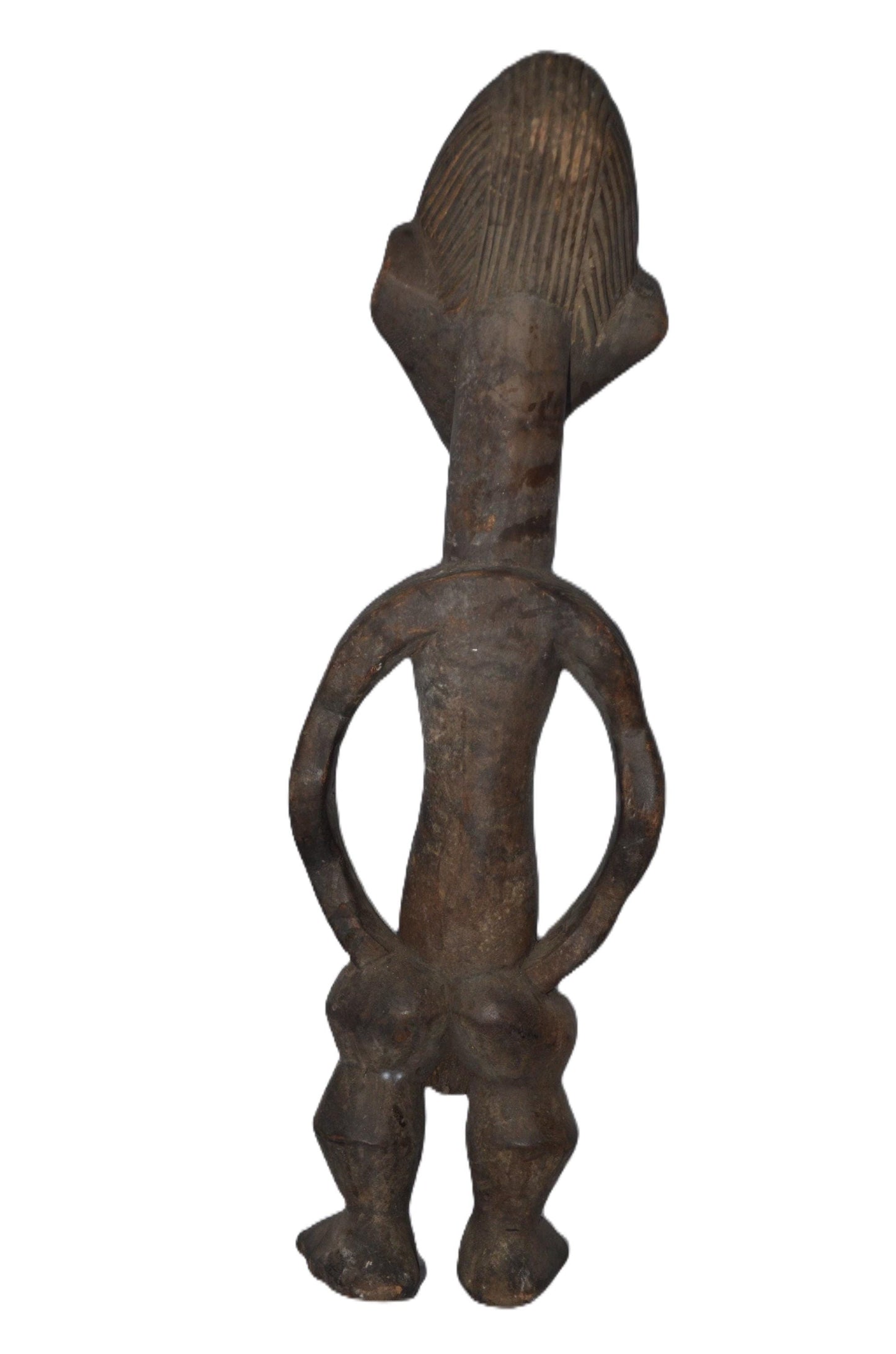 Azande Statue – African Tribal Figure, Handcarved Wooden Art Decor