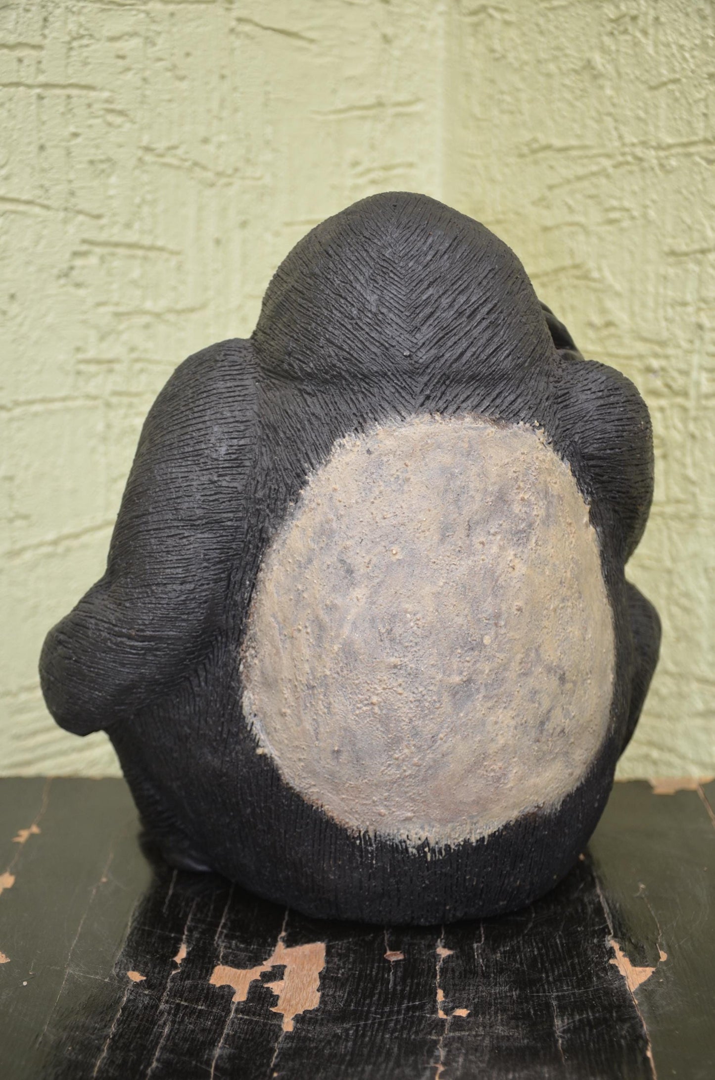 Handcrafted Clay Sculpture | Seated Gorilla