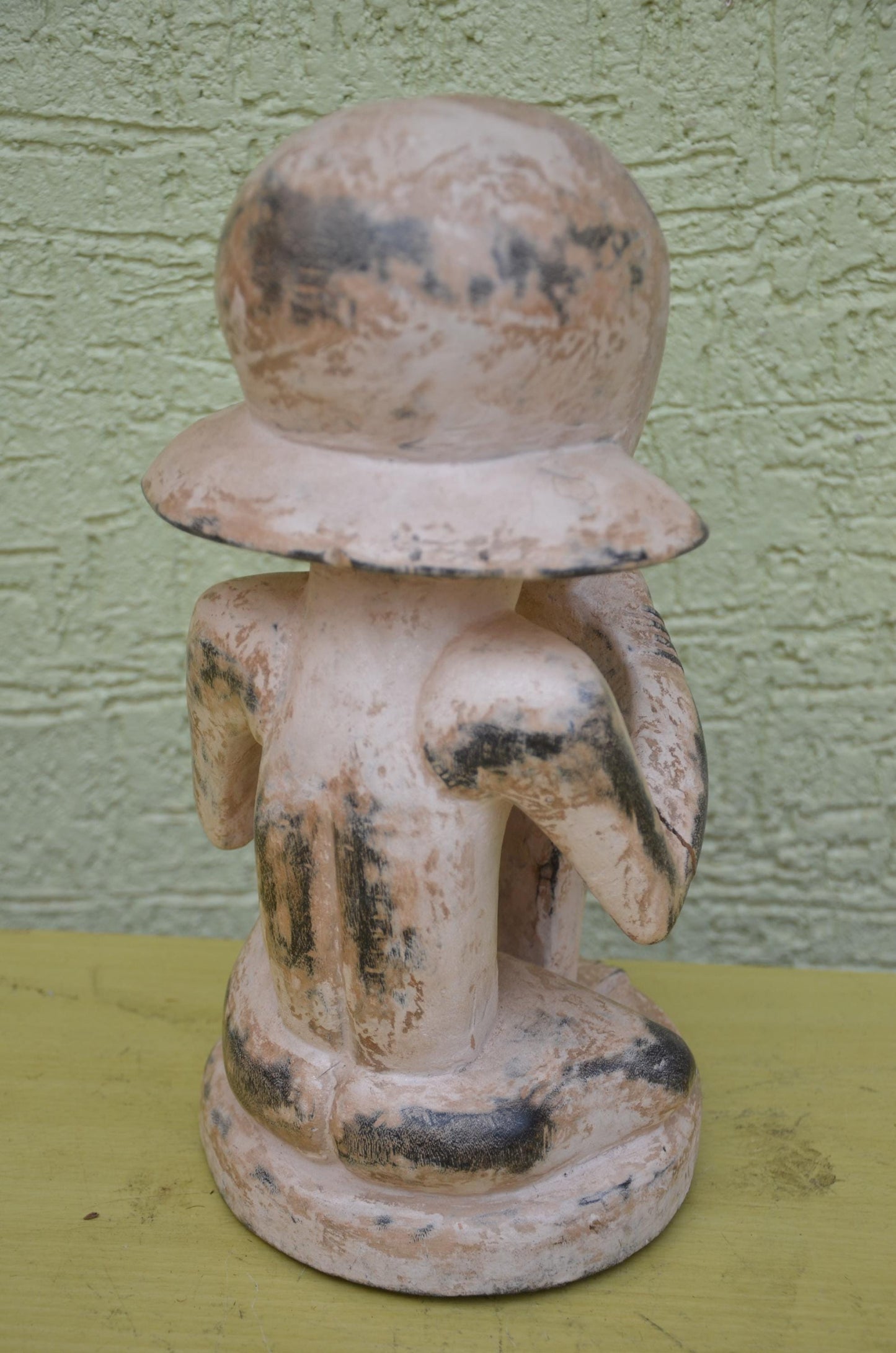 Kwele Thinker Wooden Figure | Congo Tribal Art