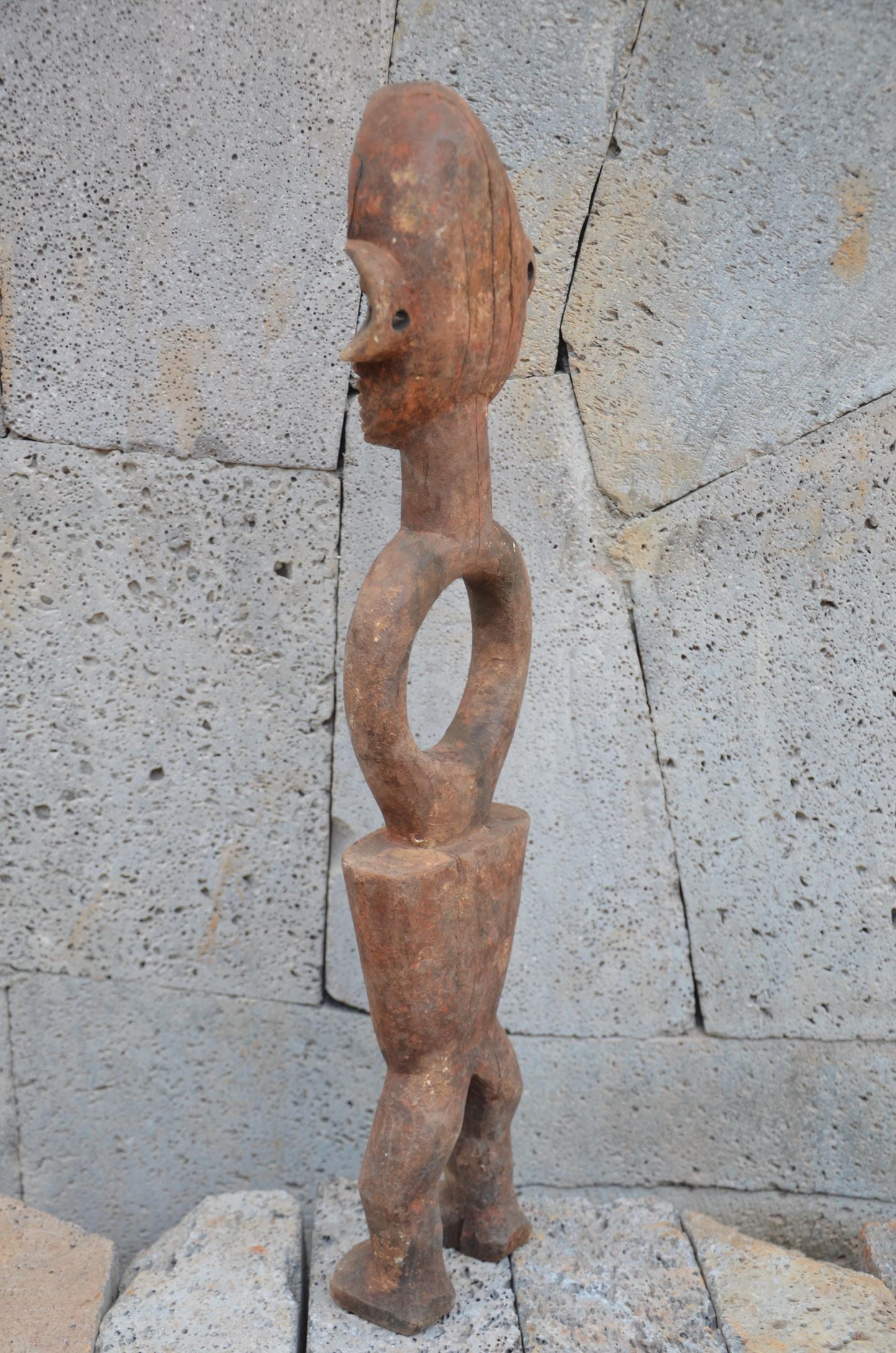 Authentic Mumuye Ancestor Figure | Nigerian Tribal Art | Abstract