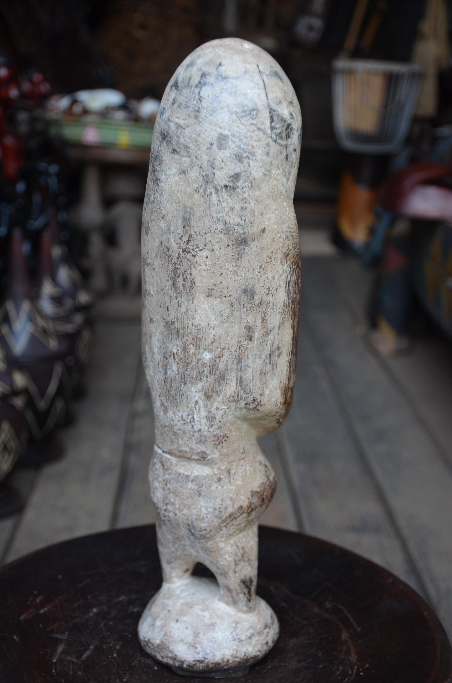 Authentic Lega Bird Figure | Congolese Tribal Art | Hand-Carved Wood