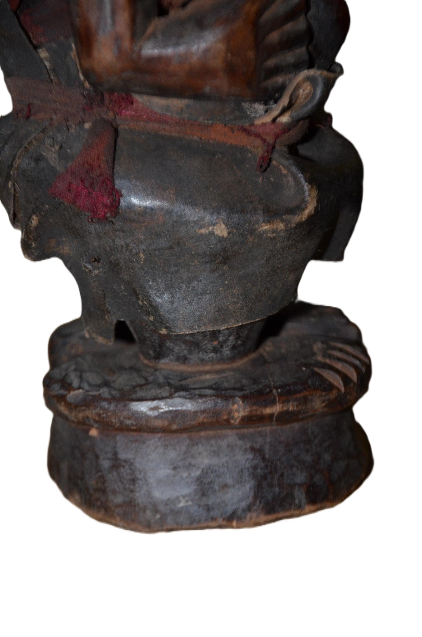 Authentic Suku Statue | Congolese Tribal Art | Hand-Carved Wood Sculpture