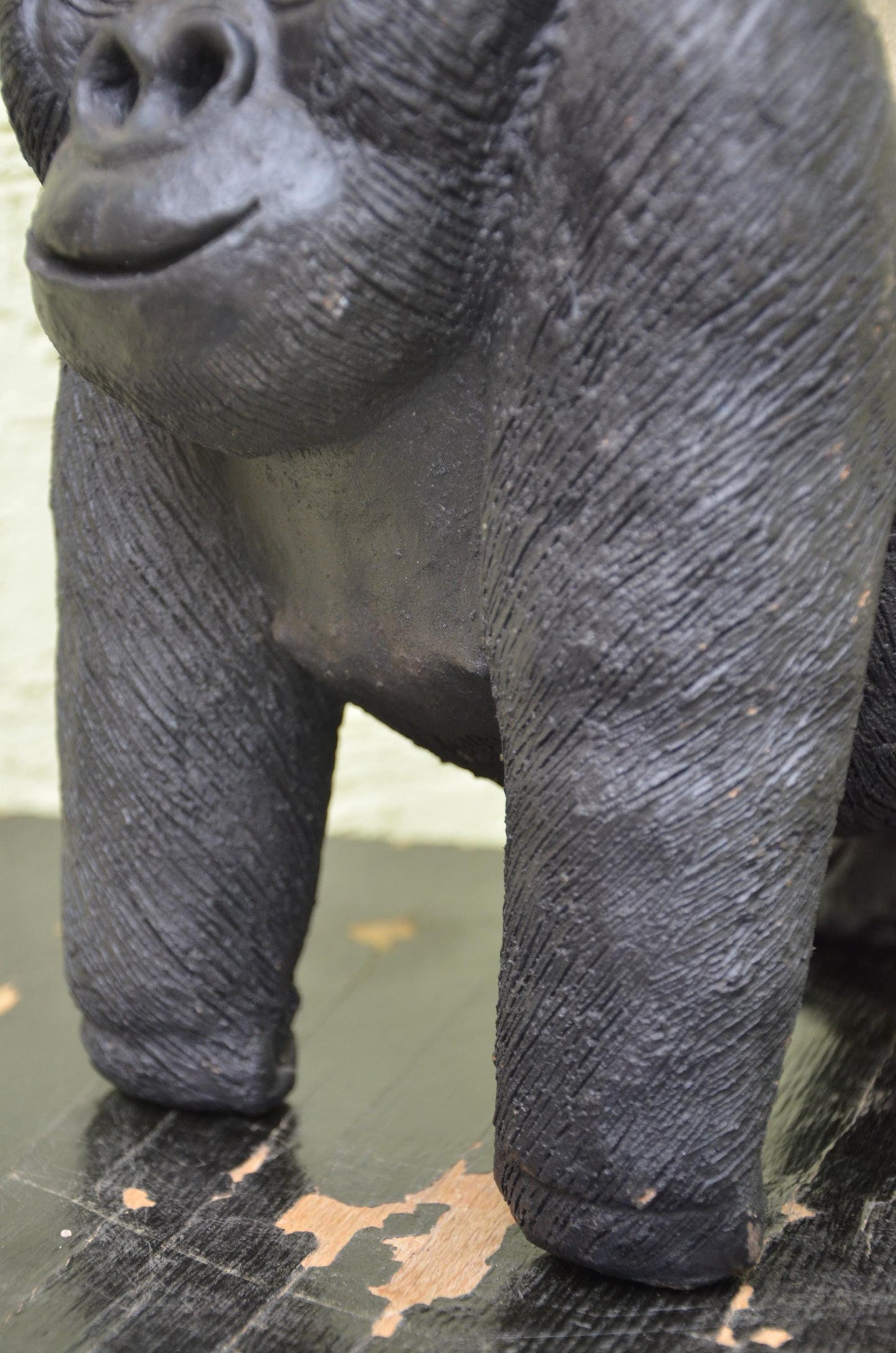 Handcrafted Clay Sculpture | Silverback Gorilla