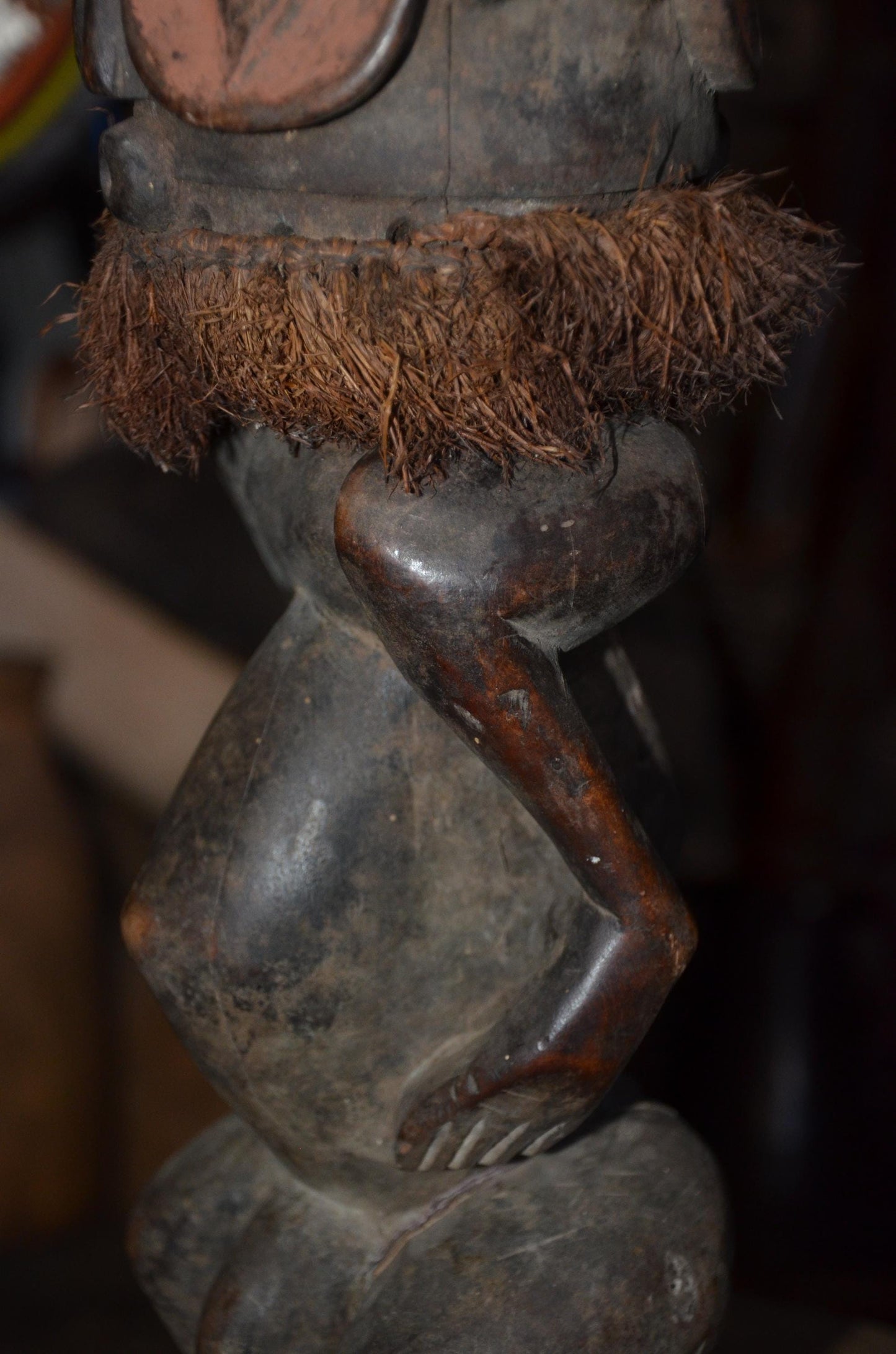 Authentic Tanzanian Power Figure | Kwaya Sukuma Nyamwezi Wood Carving | Tribal Statue
